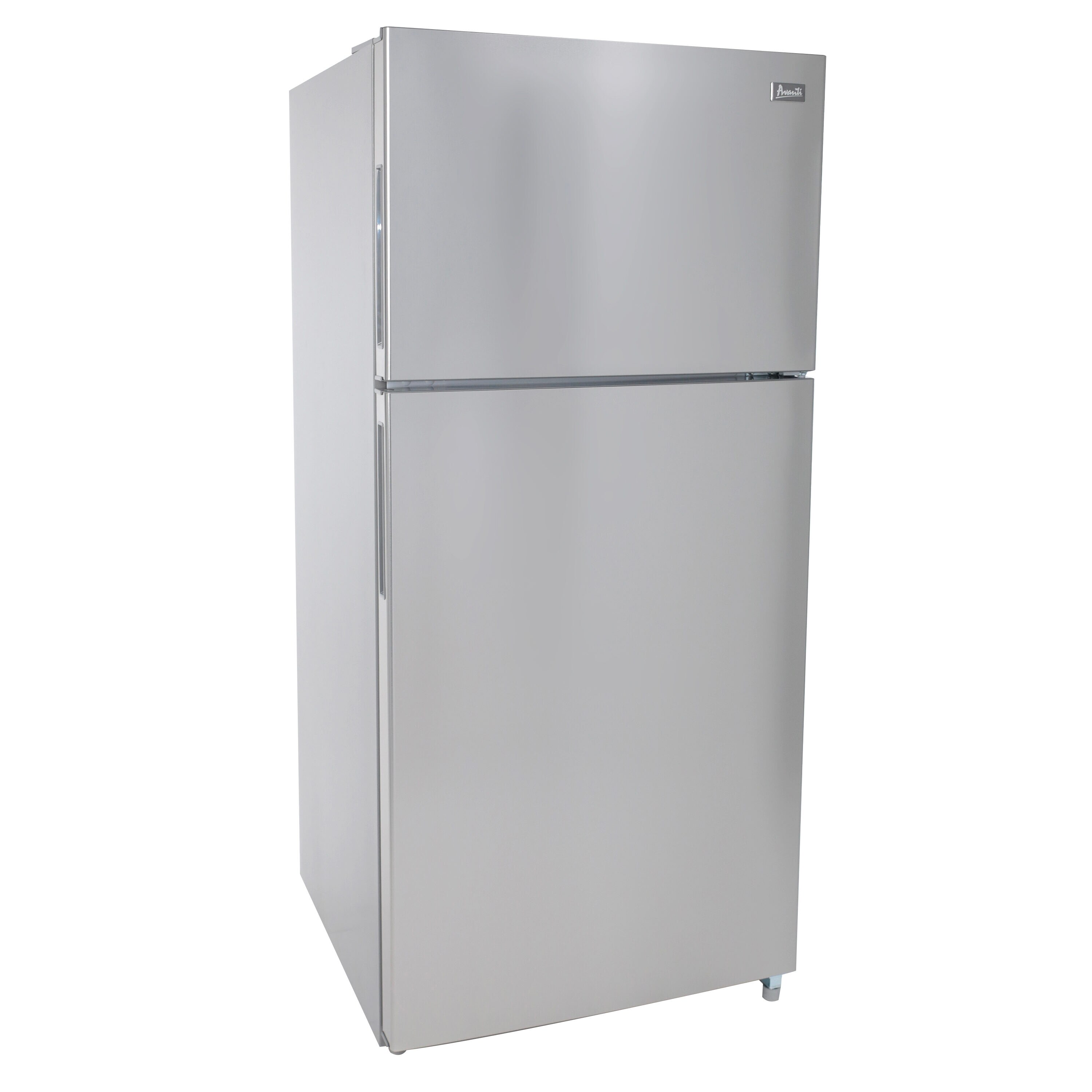 Refrigerador con congelador superior de 18 pies cúbicos (Acero inoxidable) FF18D3S-4 de Avanti