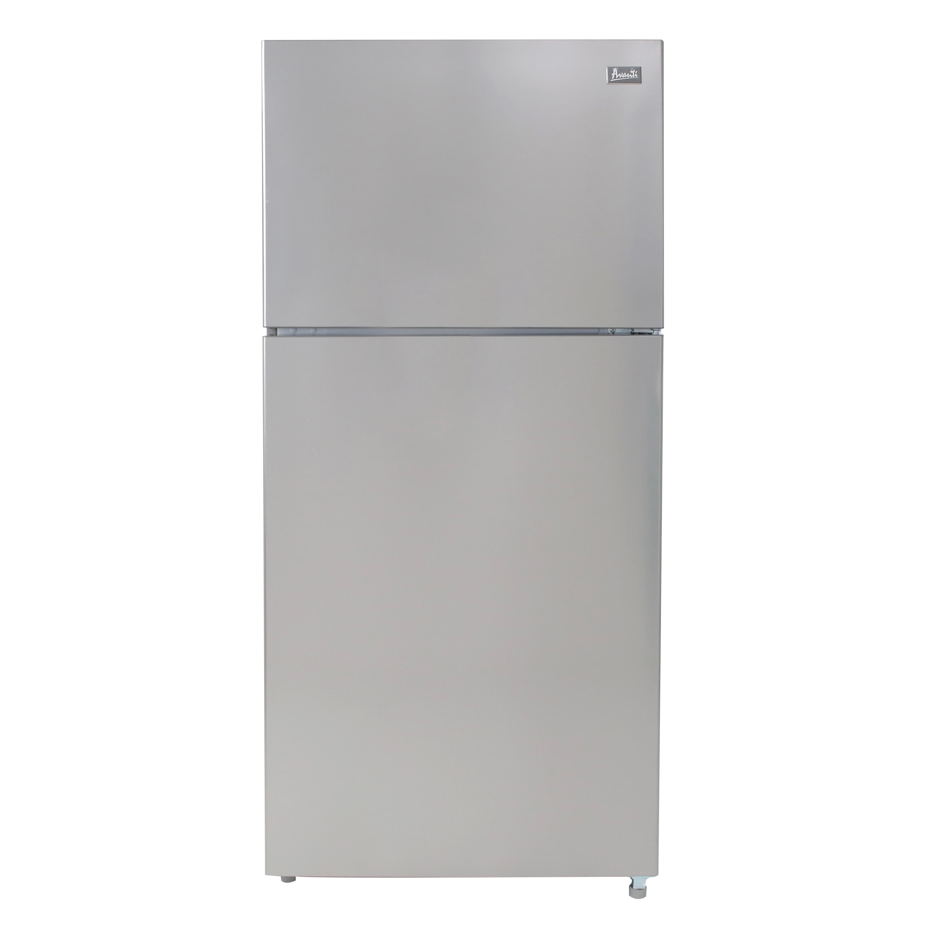 Refrigerador con congelador superior de 18 pies cúbicos (Acero inoxidable) FF18D3S-4 de Avanti