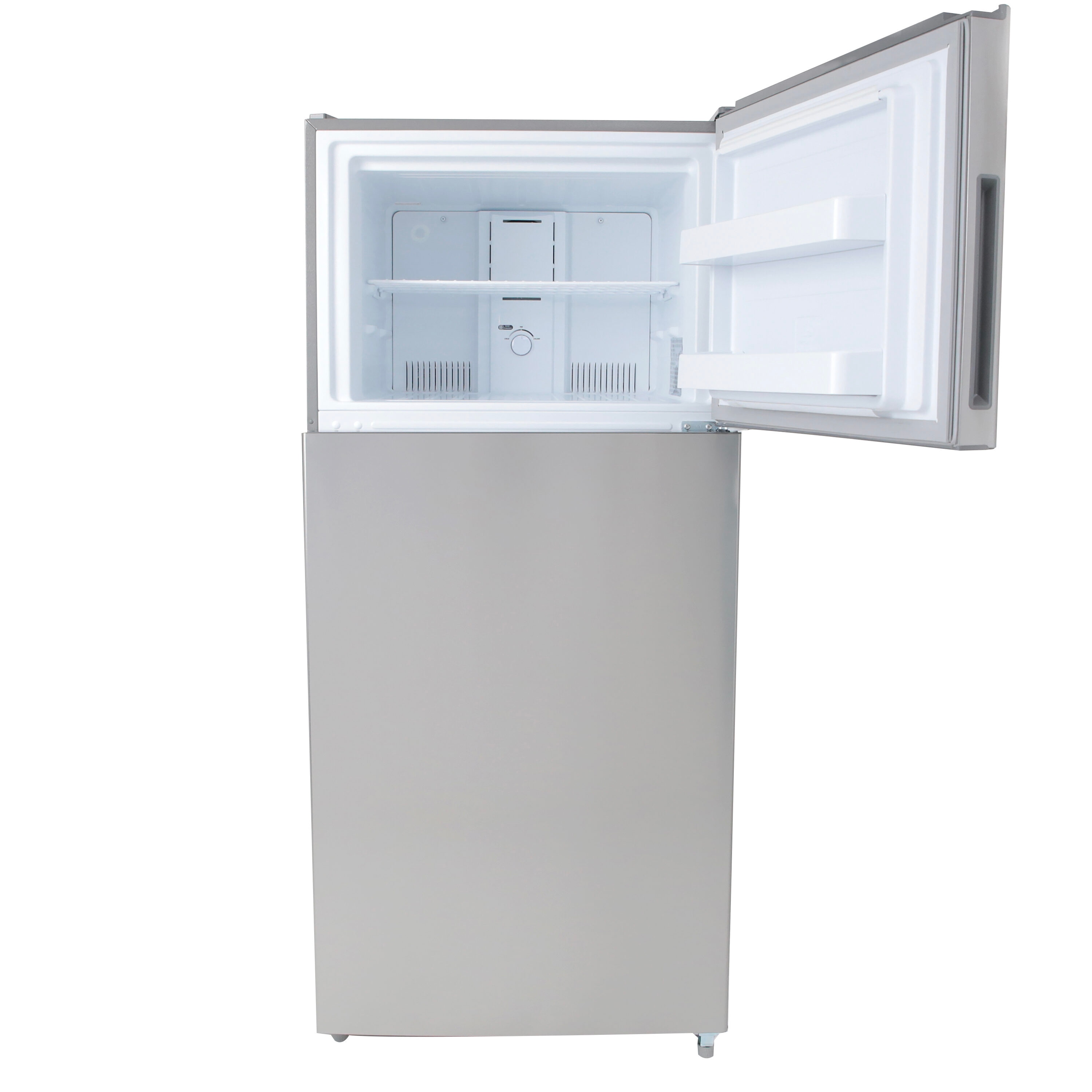 Refrigerador con congelador superior de 18 pies cúbicos (Acero inoxidable) FF18D3S-4 de Avanti