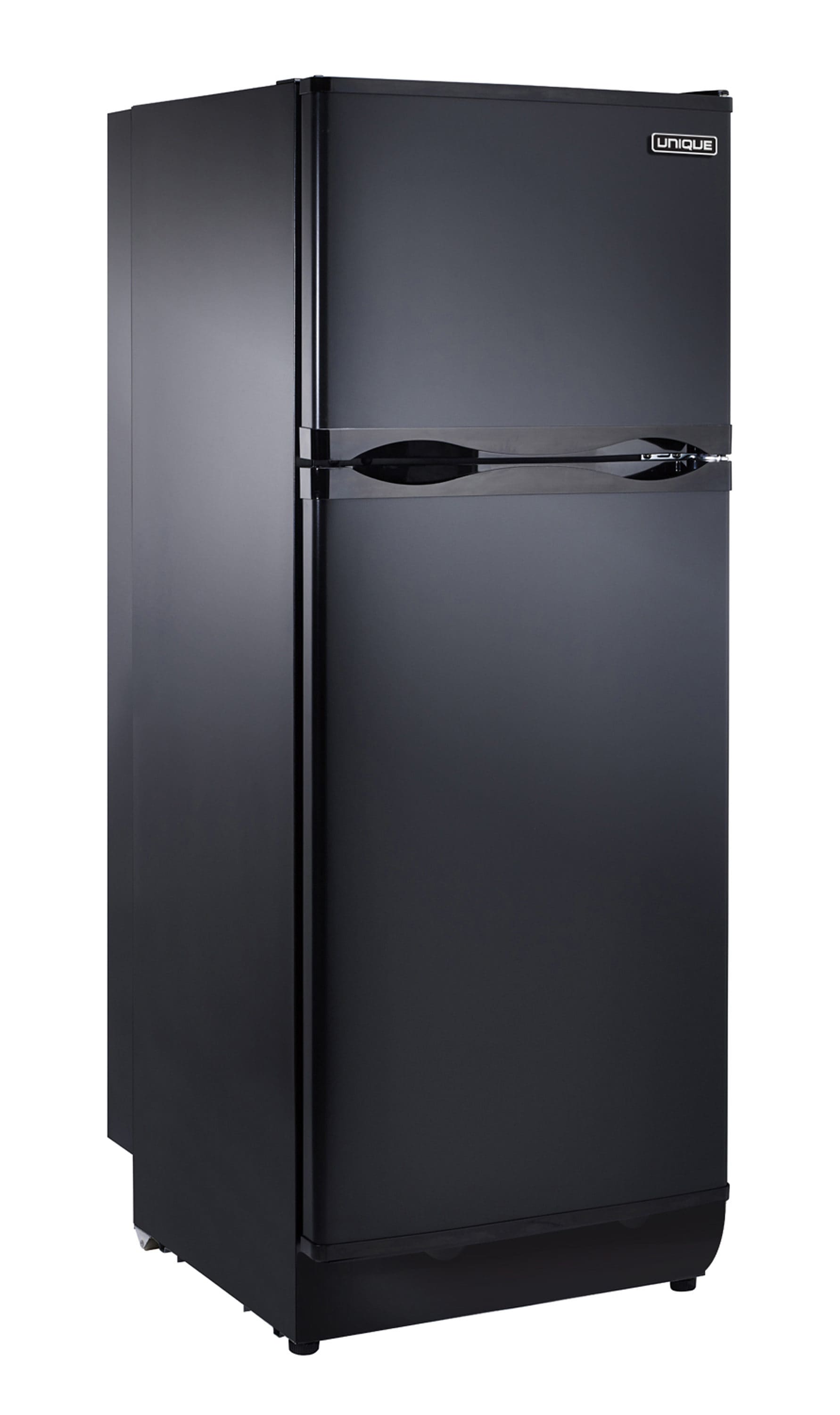 Refrigerador único sin conexión a la red de 9.7 pies cúbicos con profundidad de mostrador y congelador superior (negro/mate) UGP-10C SM B