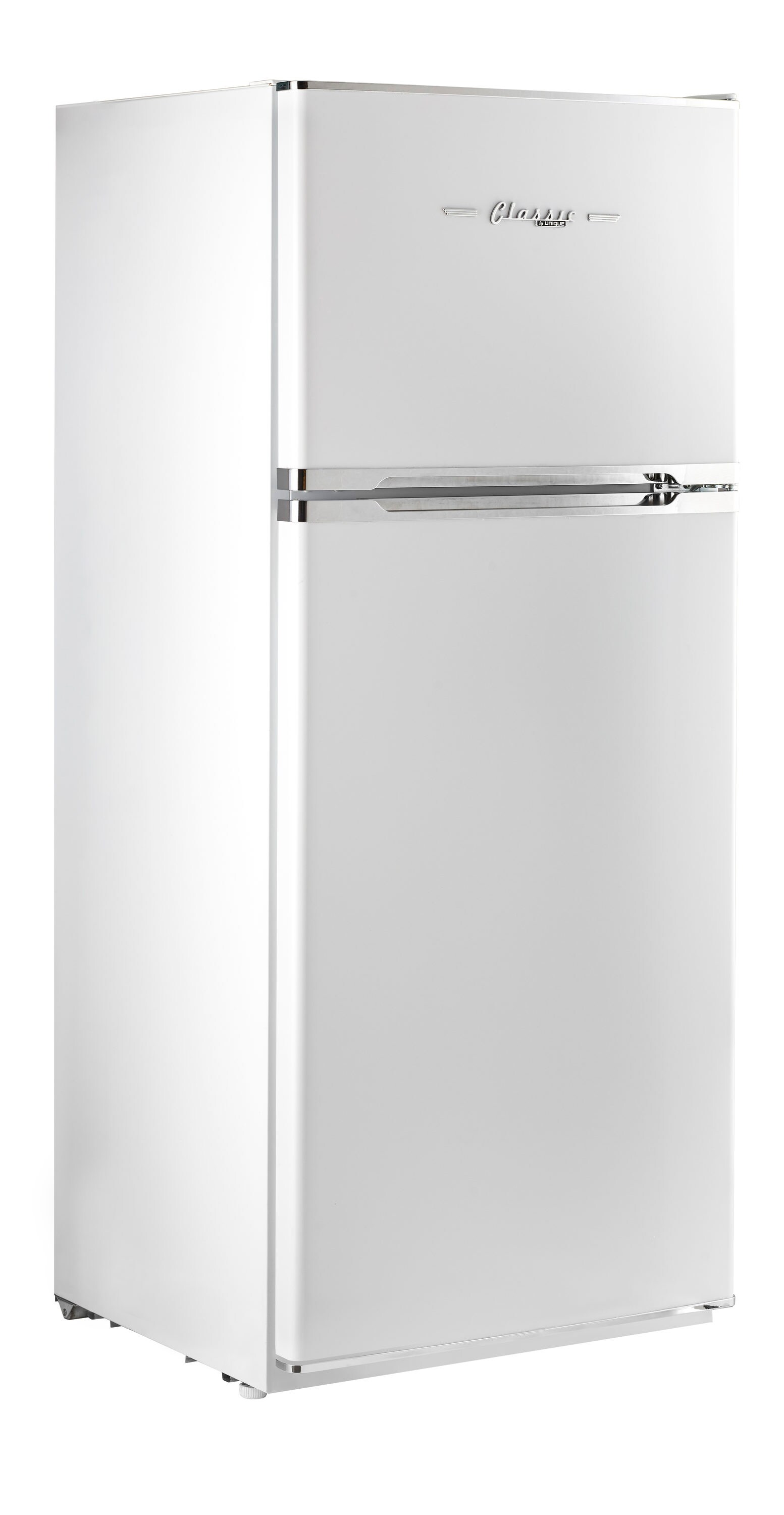 Refrigerador ÚNICO Clásico Retro de 14 pies cúbicos con congelador superior (Blanco Malvavisco) UGP-385L W