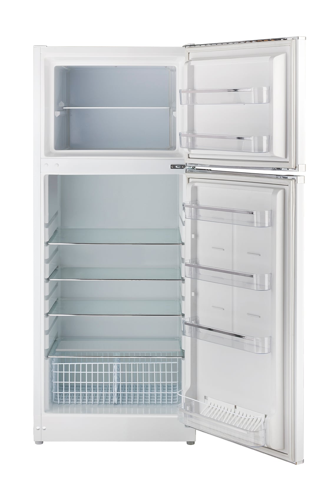 Refrigerador ÚNICO Clásico Retro de 14 pies cúbicos con congelador superior (Blanco Malvavisco) UGP-385L W