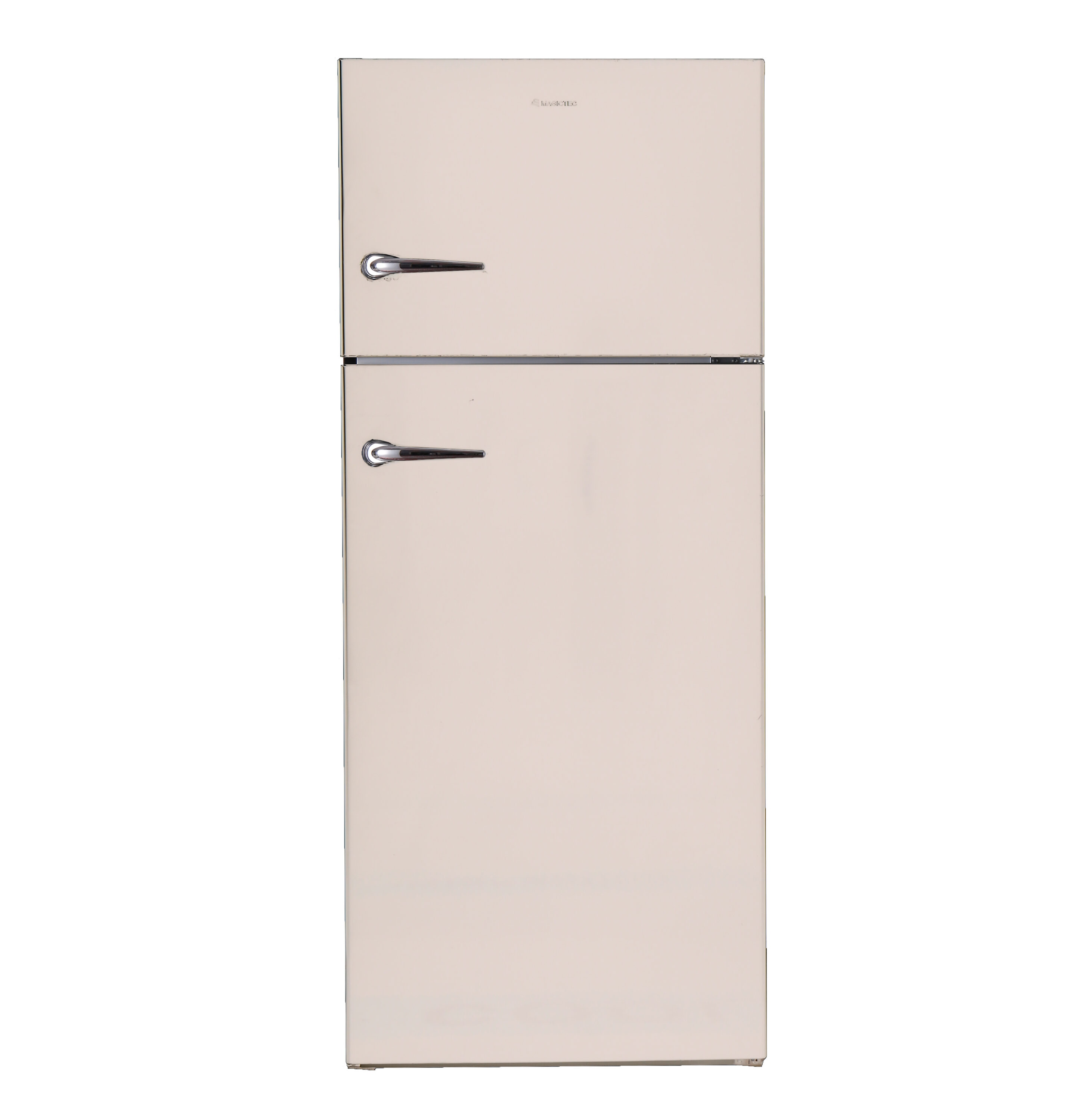 Refrigerador congelador de profundidad de mostrador de 18 pies cúbicos con fabricador de hielo (Crema)