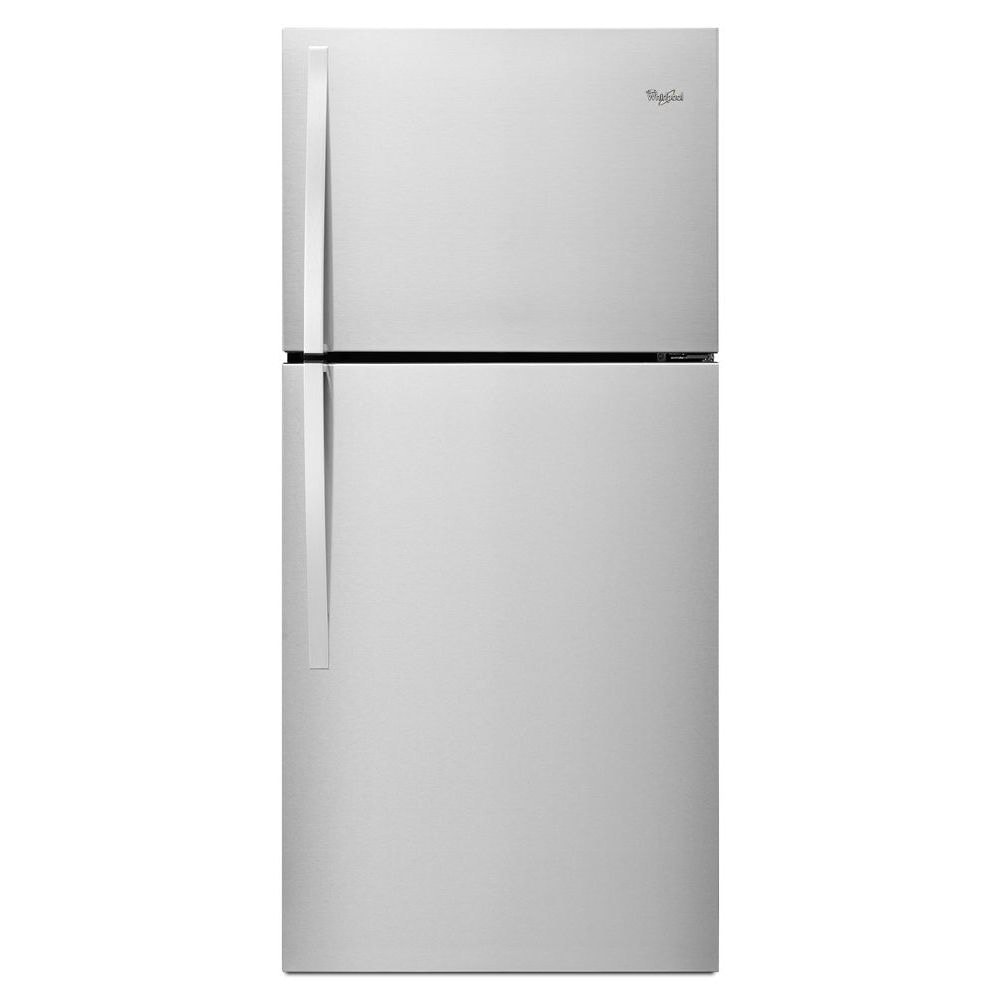 Refrigerador congelador superior de 19.1 pies cúbicos de Whirlpool (Acero Inoxidable Monocromático) Certificado ENERGY STAR WRT549SZDM