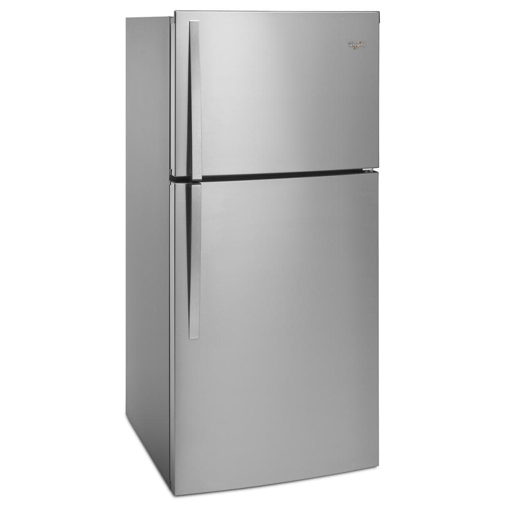 Refrigerador congelador superior de 19.1 pies cúbicos de Whirlpool (Acero Inoxidable Monocromático) Certificado ENERGY STAR WRT549SZDM