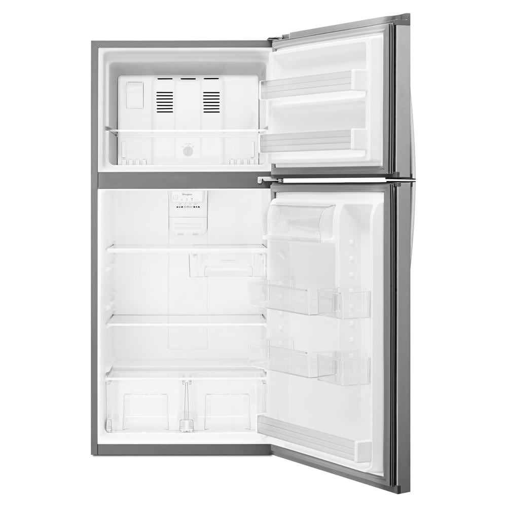Refrigerador congelador superior de 19.1 pies cúbicos de Whirlpool (Acero Inoxidable Monocromático) Certificado ENERGY STAR WRT549SZDM