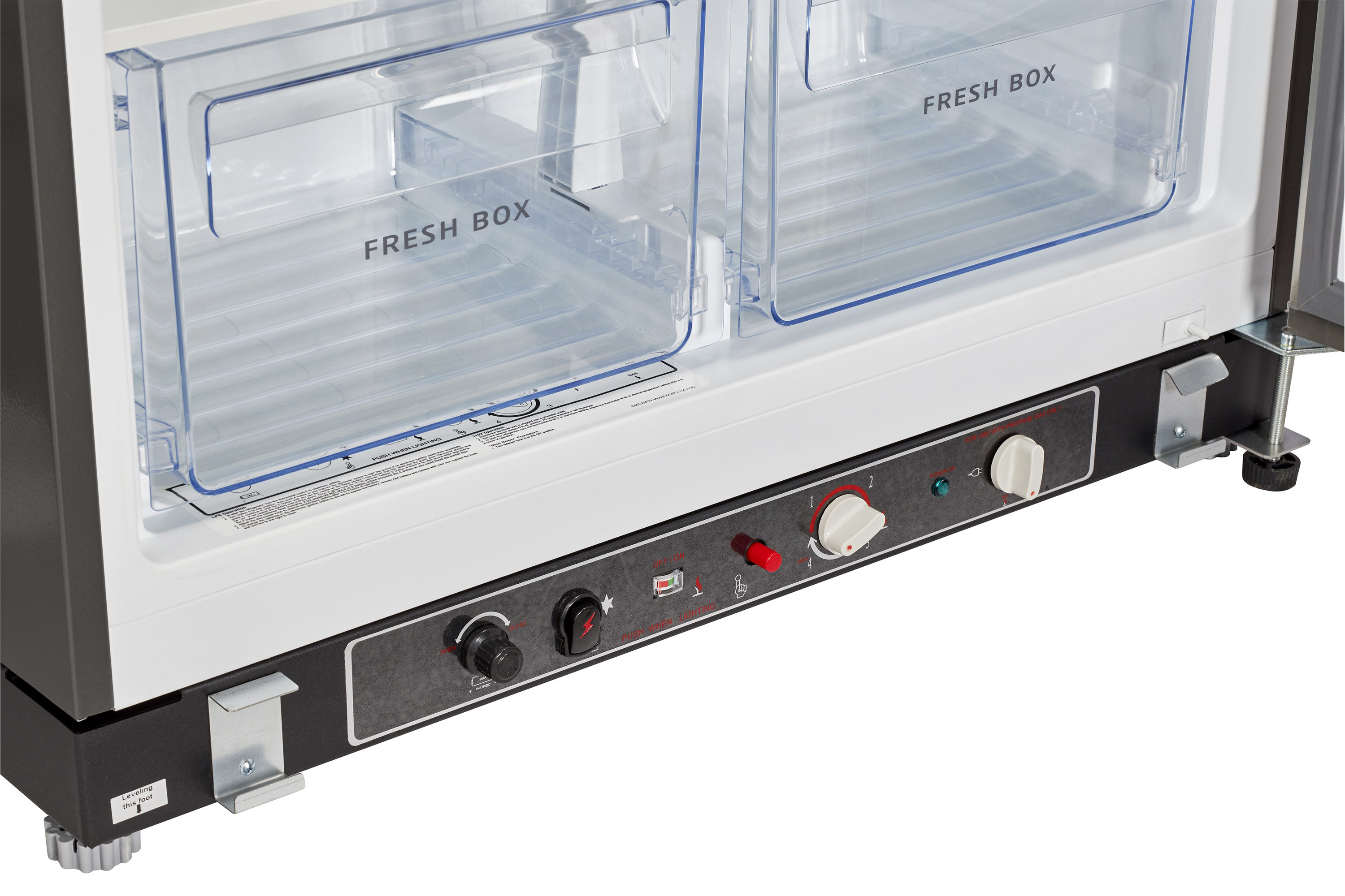 Refrigerador de 19 pies cúbicos único sin conexión a la red (acero inoxidable)