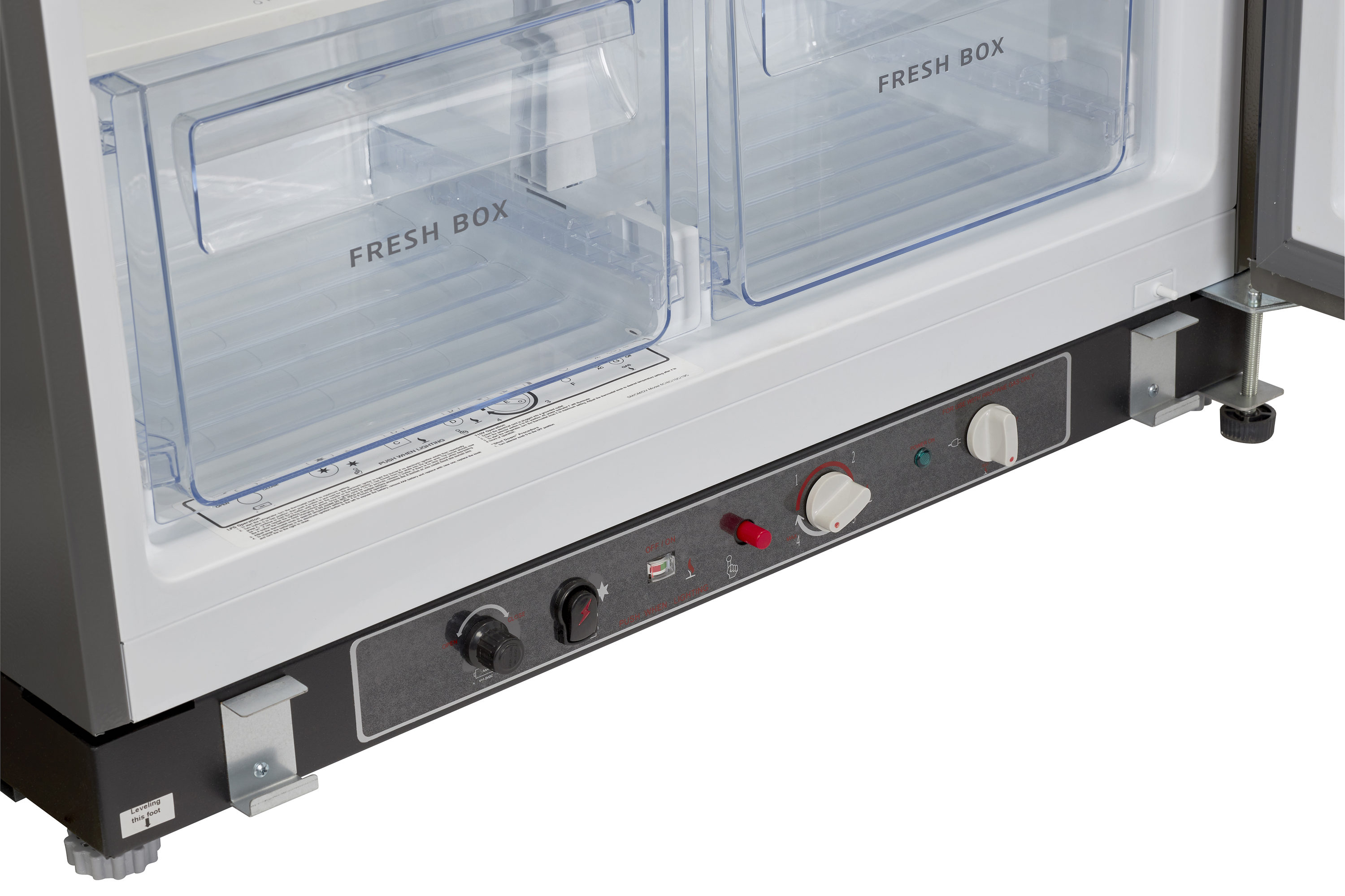 Refrigerador ÚNICO Off-Grid de 19 pies cúbicos con congelador superior (Negro) UGP-19C SM B