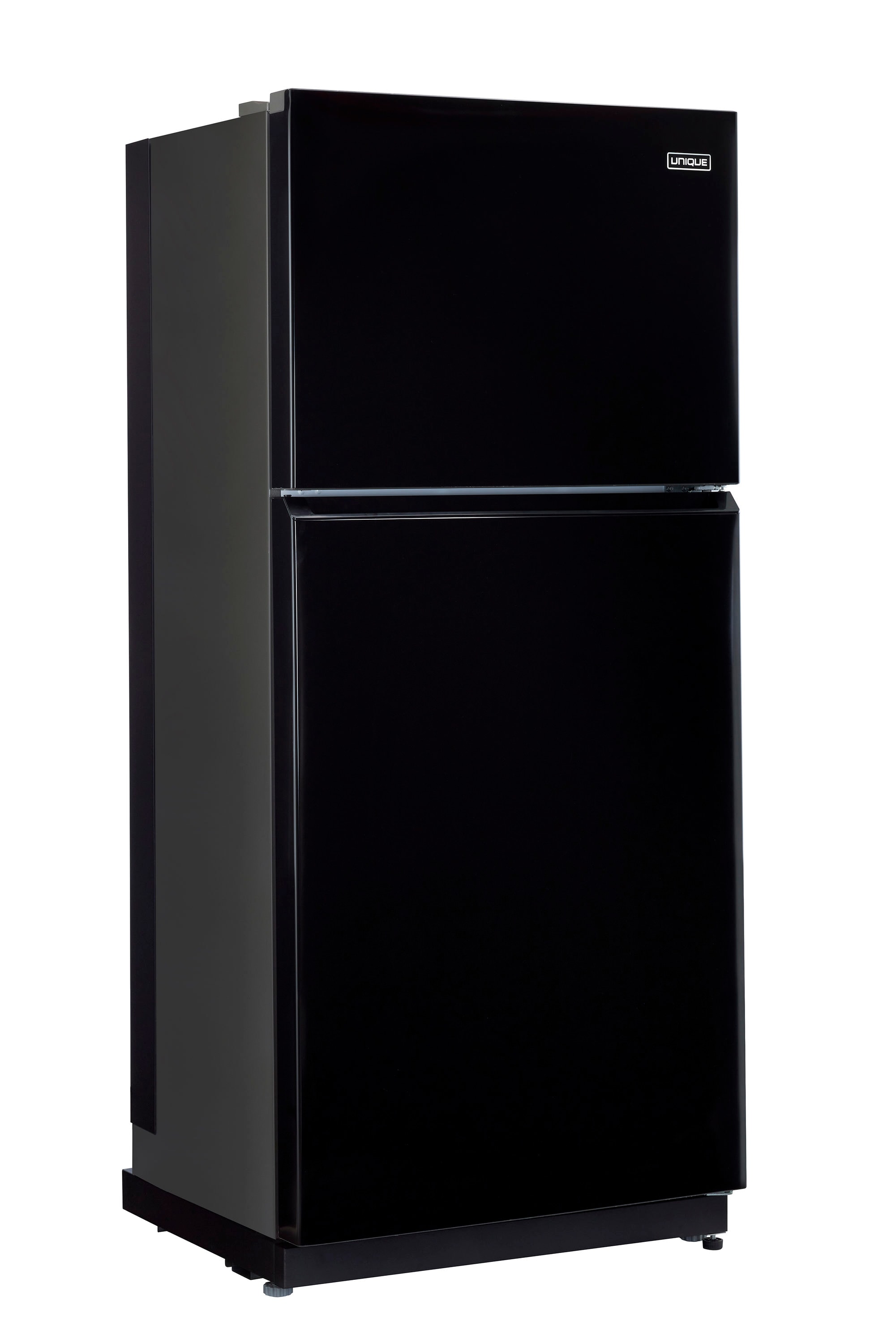 Refrigerador ÚNICO Off-Grid de 19 pies cúbicos con congelador superior (Negro) UGP-19C SM B