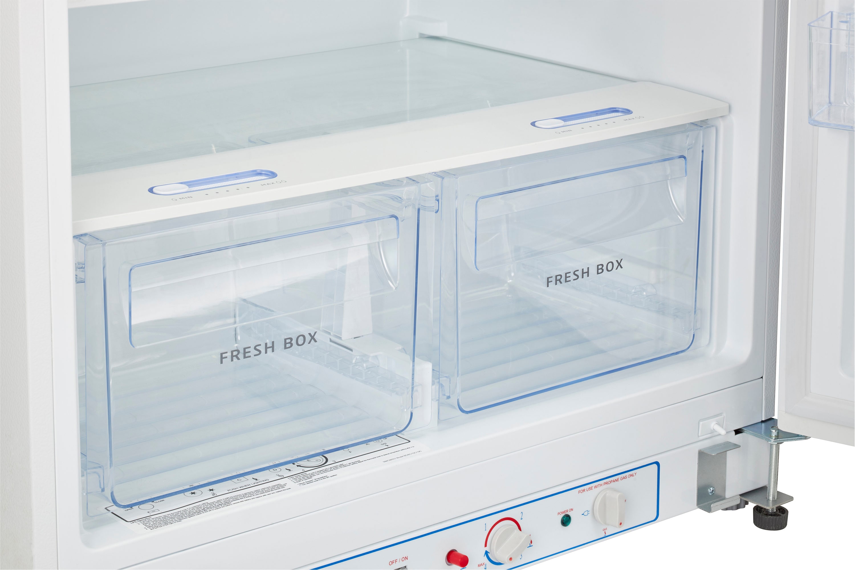 Refrigerador único Off-Grid de 19 pies cúbicos con congelador superior (Blanco) UGP-19C SM W