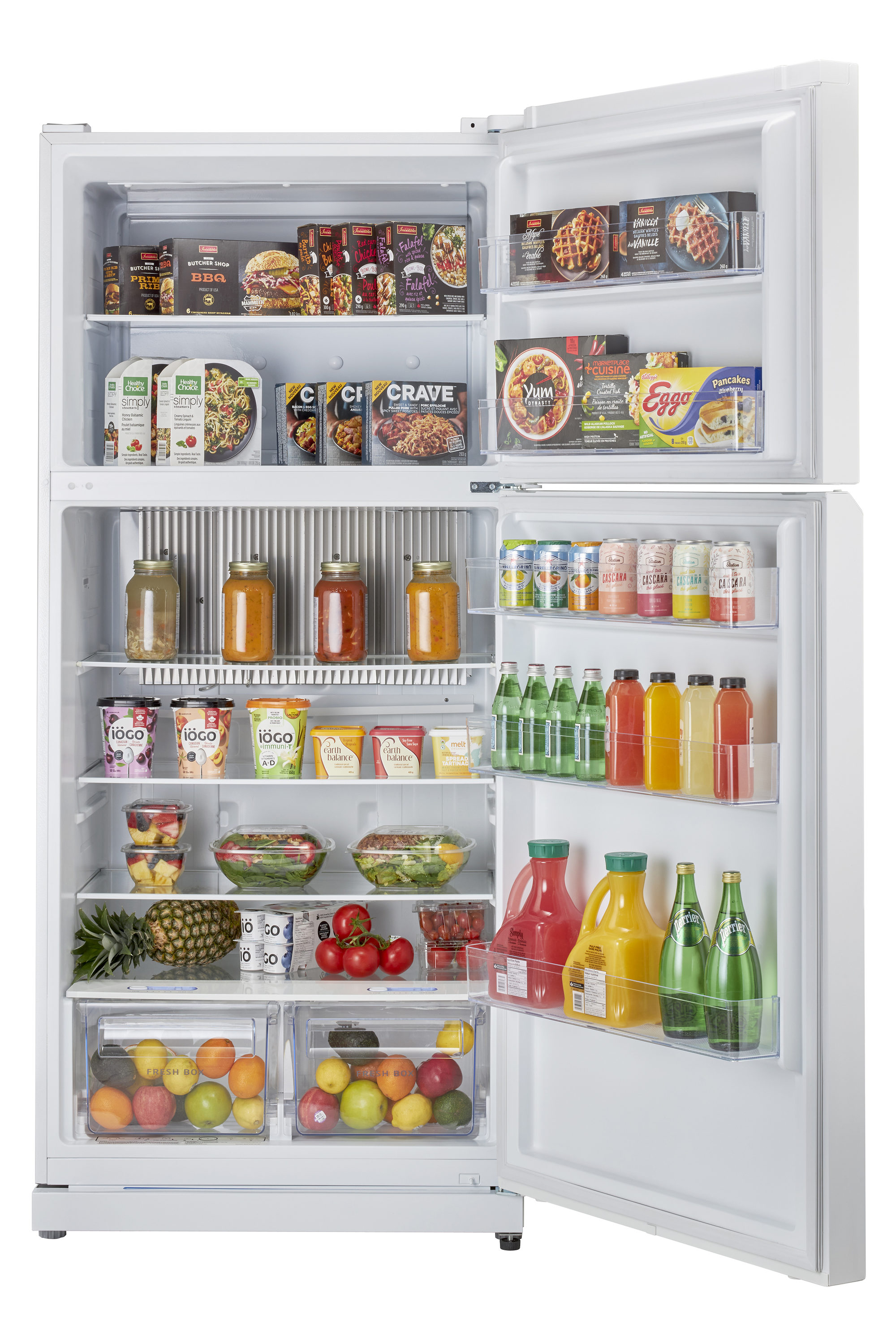 Refrigerador único Off-Grid de 19 pies cúbicos con congelador superior (Blanco) UGP-19C SM W