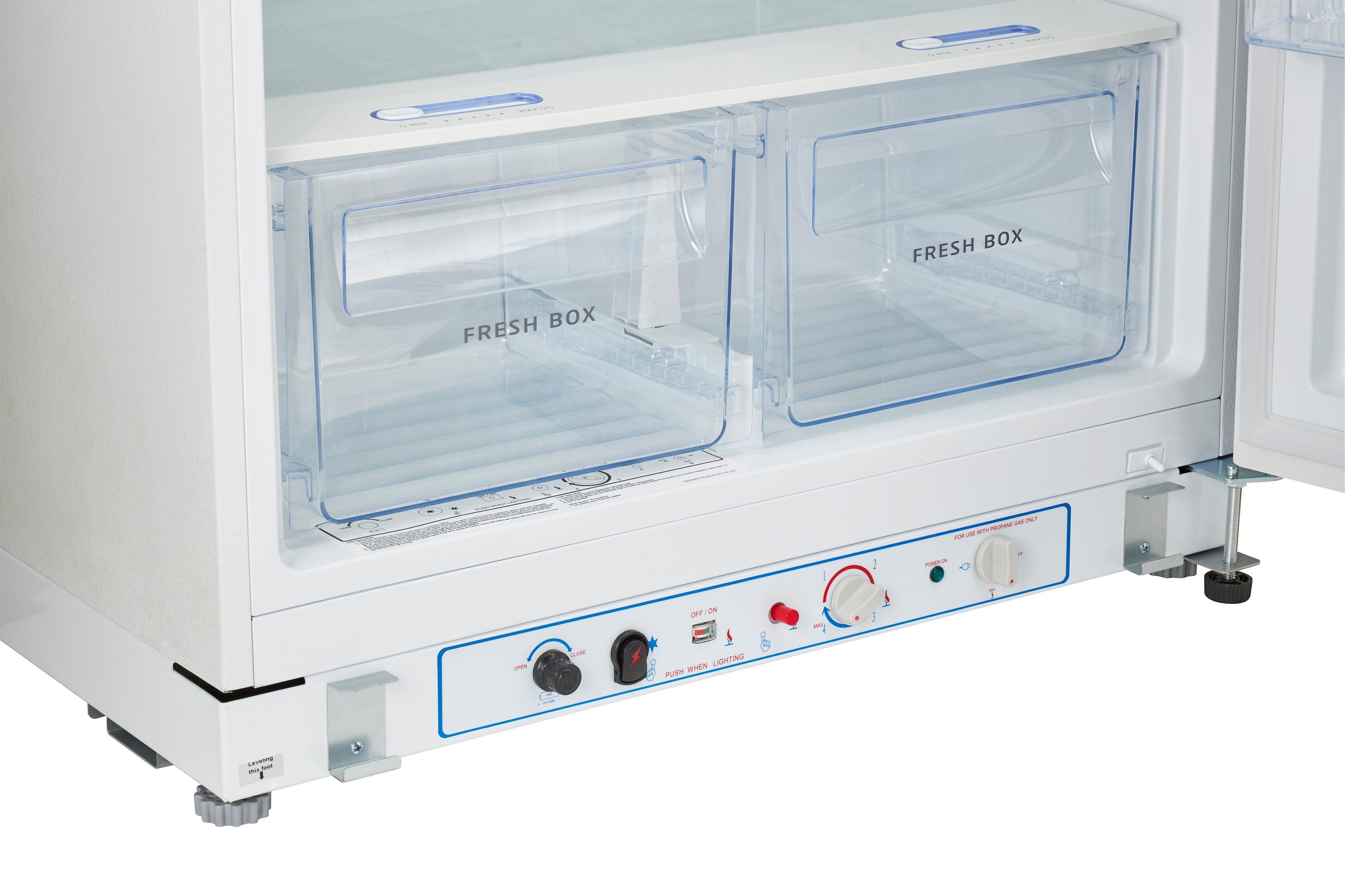 Refrigerador único Off-Grid de 19 pies cúbicos con congelador superior (Blanco) UGP-19C SM W