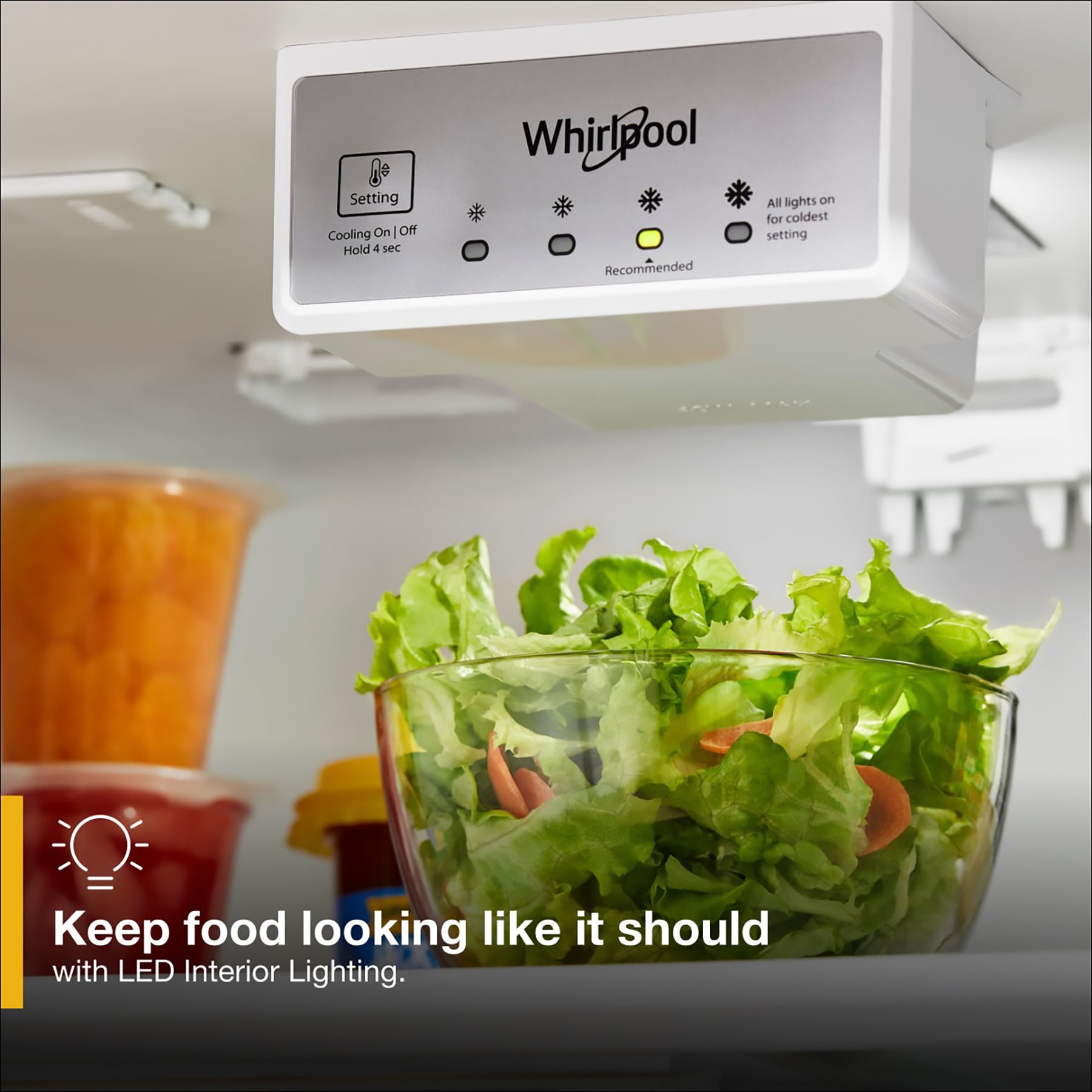 Refrigerador Whirlpool de 16.3 pies cúbicos con congelador superior (blanco) WRTX5028PW