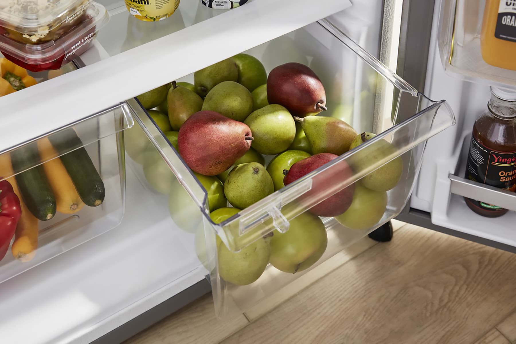 Refrigerador Whirlpool de 16.3 pies cúbicos con congelador superior (blanco) WRTX5028PW