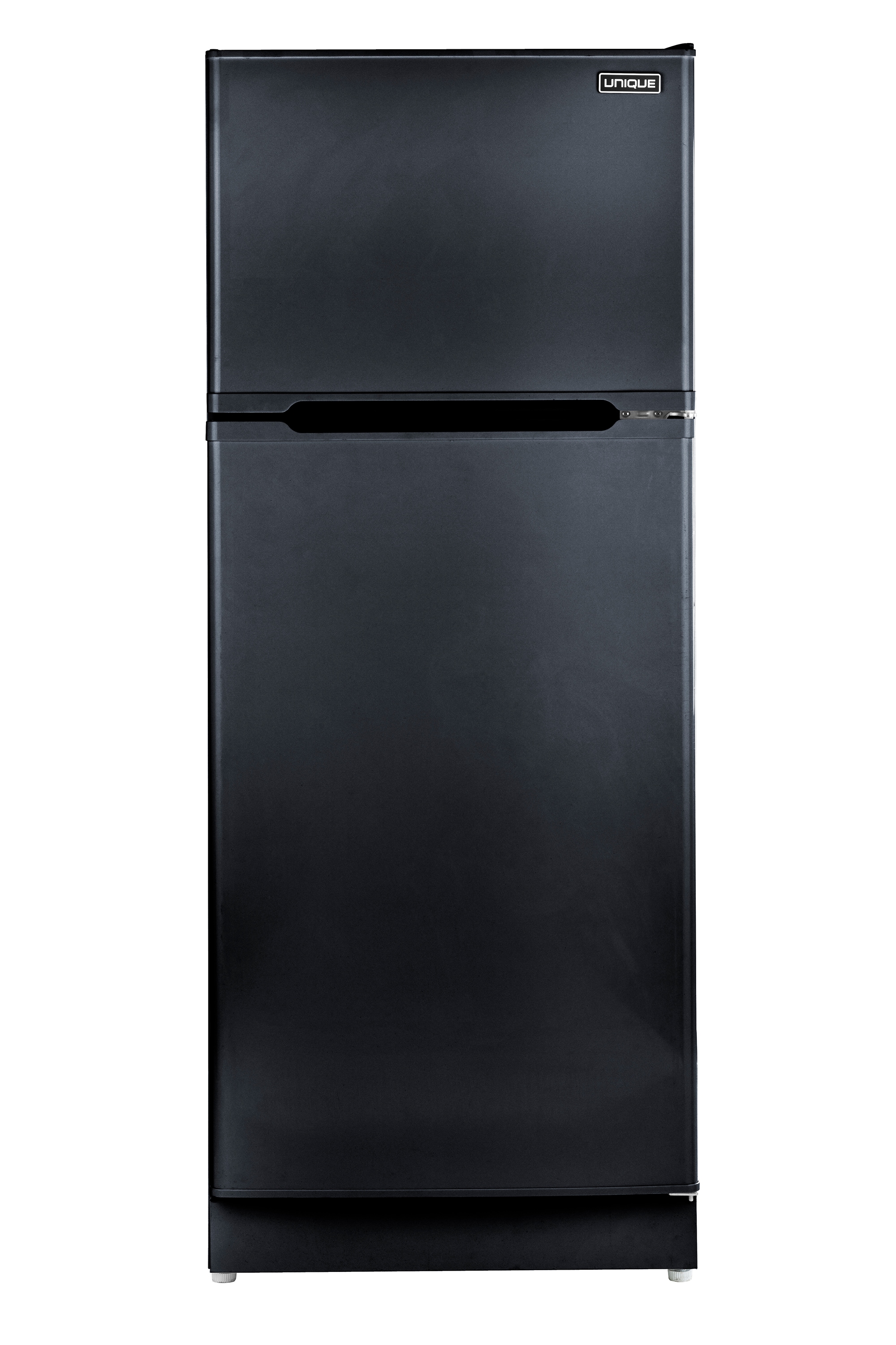 Refrigerador top con congelador único de 14 pies cúbicos sin conexión a la red eléctrica (Negro)