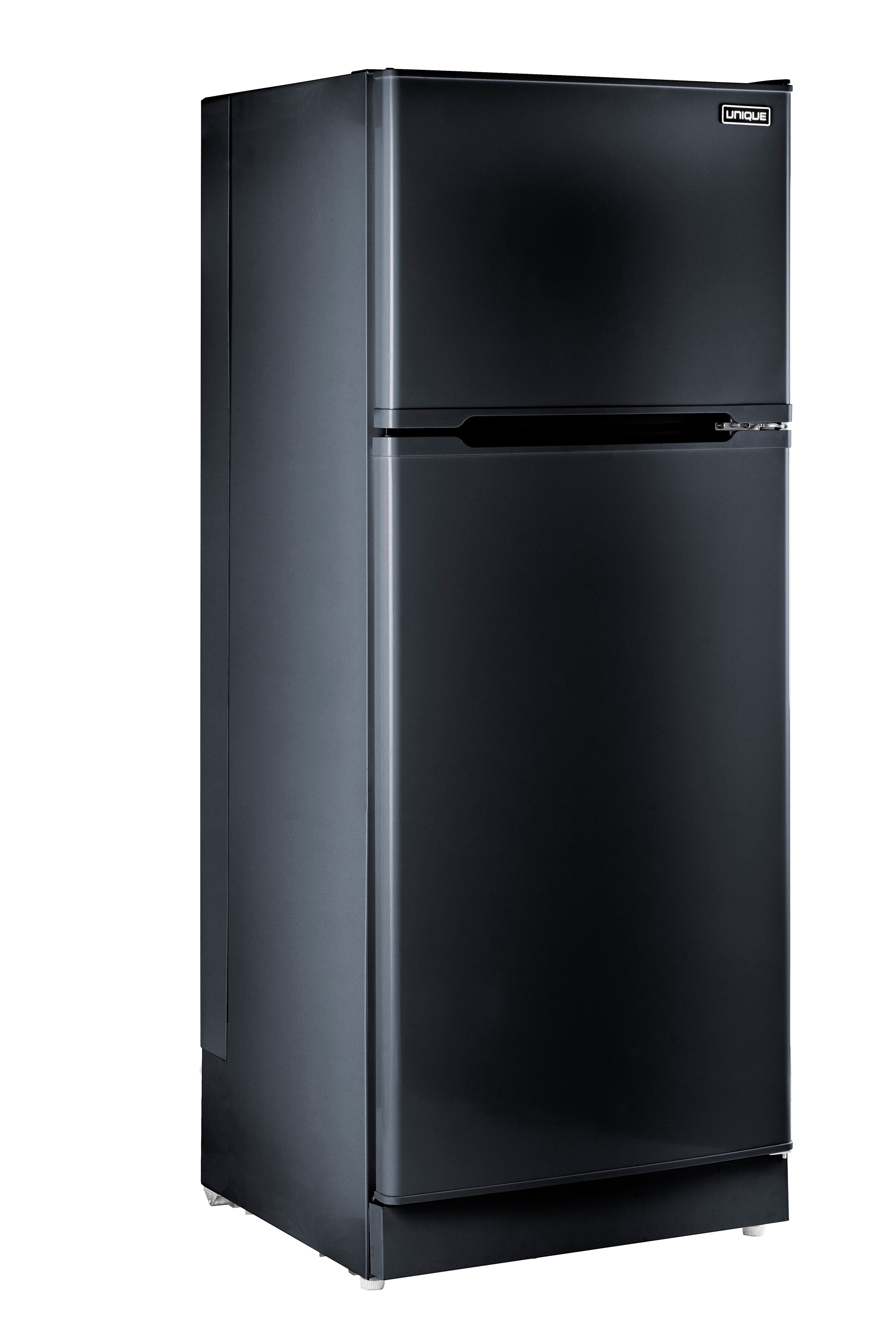 Refrigerador top con congelador único de 14 pies cúbicos sin conexión a la red eléctrica (Negro)