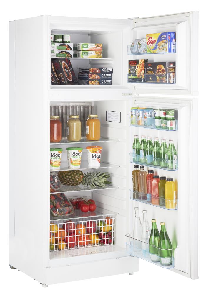 Refrigerador único de 14 pies cúbicos sin conexión a la red (blanco)