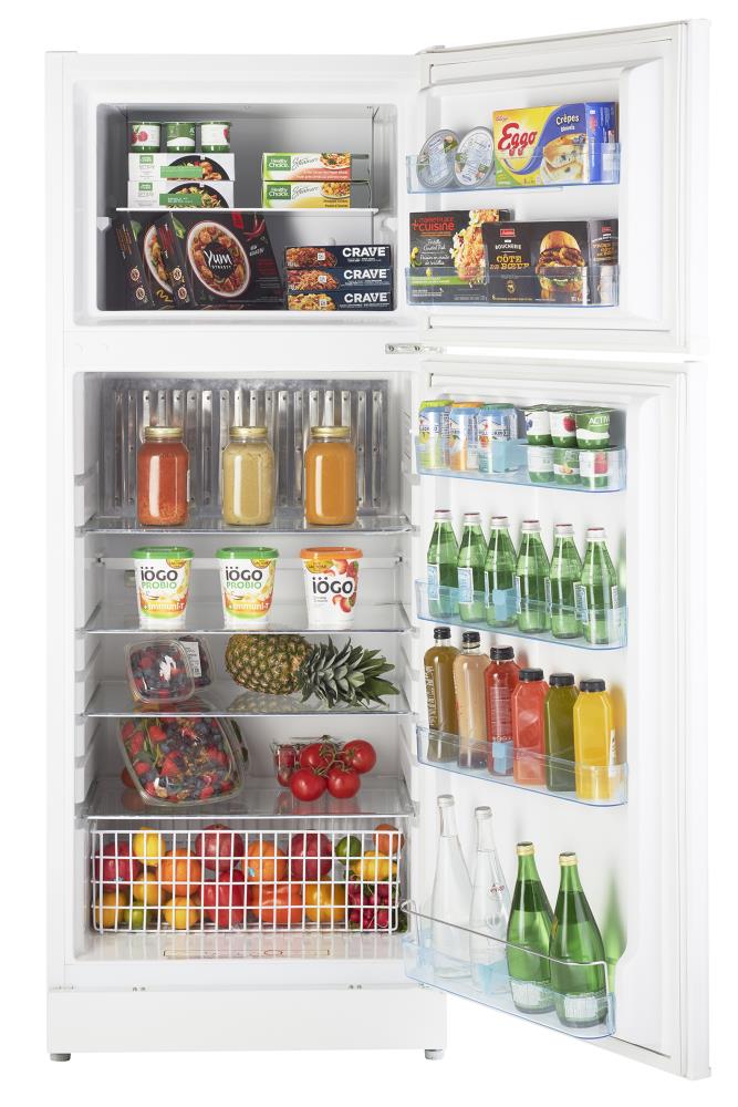 Refrigerador único de 14 pies cúbicos sin conexión a la red (blanco)