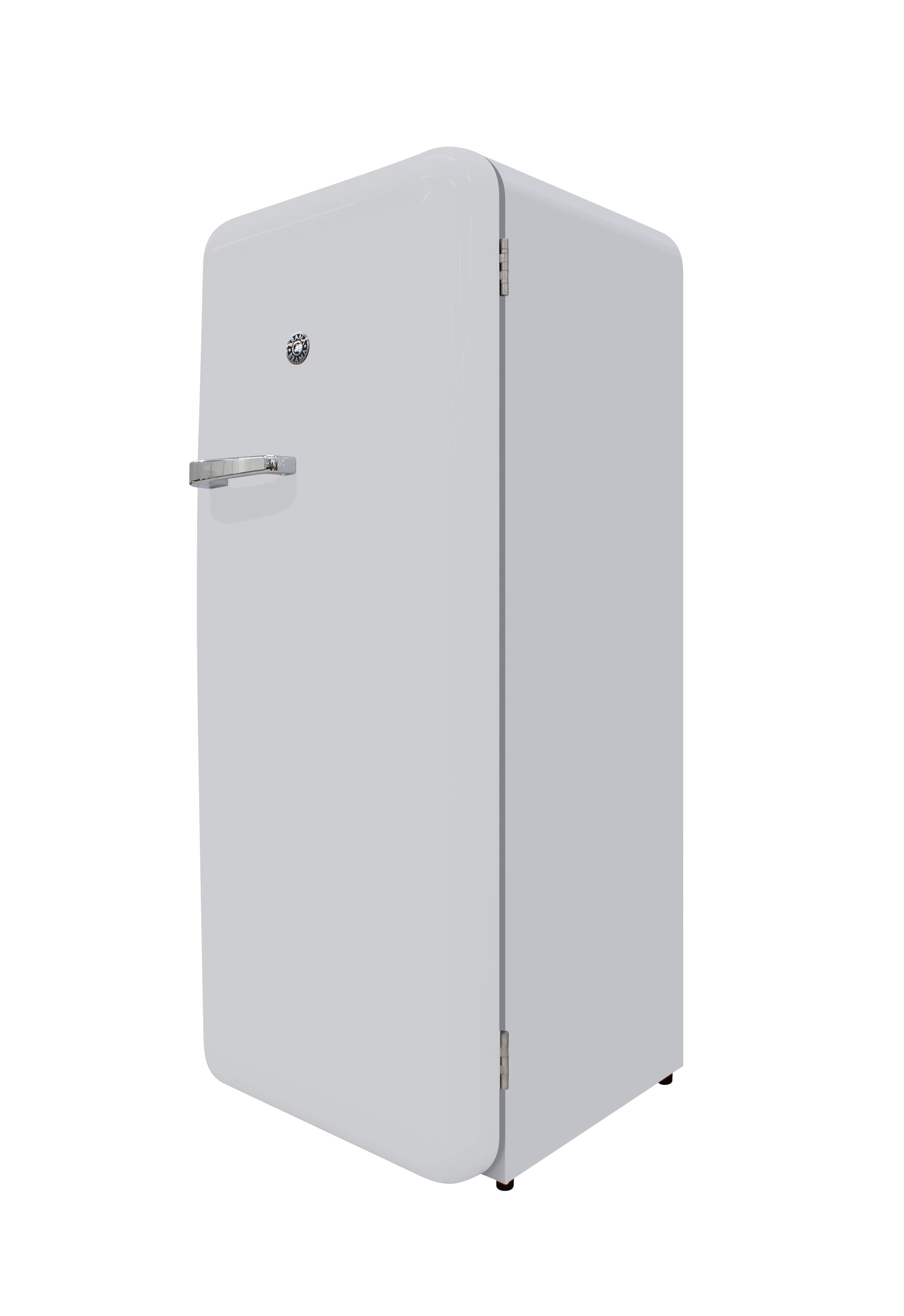 Refrigerador retro de puerta superior y profundidad de mostrador de 9.9 pies cúbicos (Blanco)