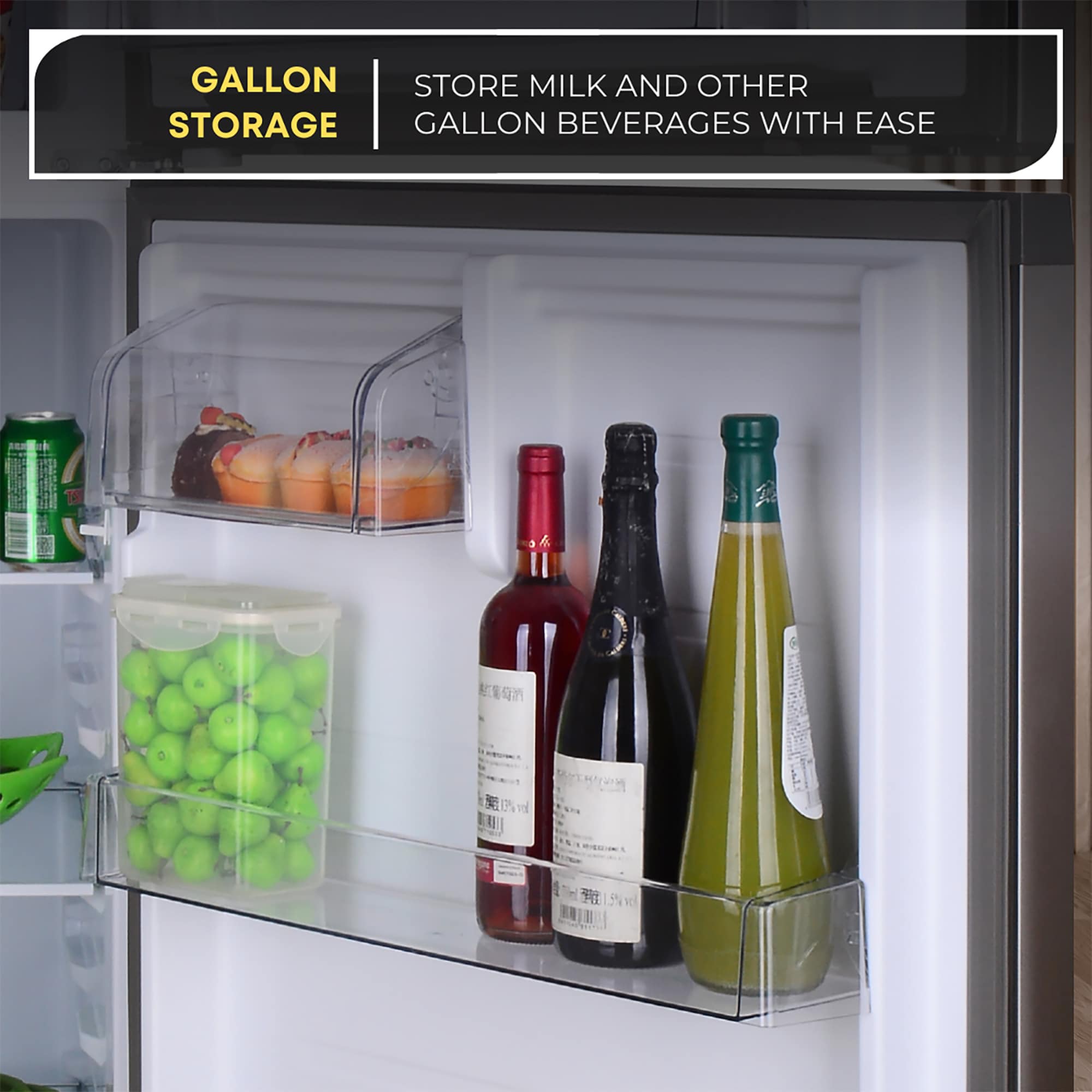 Refrigerador de Puerta Reversible con Fabricador de Hielo Integrado de 18 pies cúbicos con Congelador Superior y Certificado ENERGY STAR