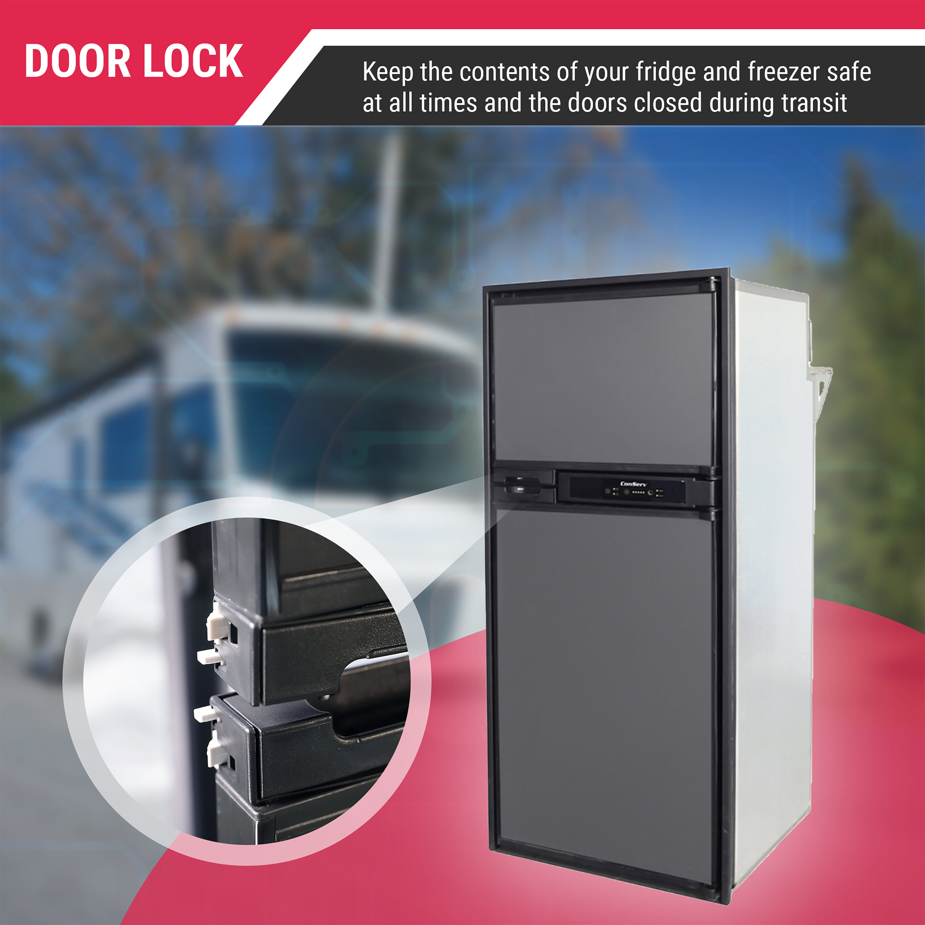 Refrigerador empotrado de acero inoxidable de 10 pies cúbicos de profundidad de mostrador con congelador superior Equator Advanced Appliances RF 1012 DC S