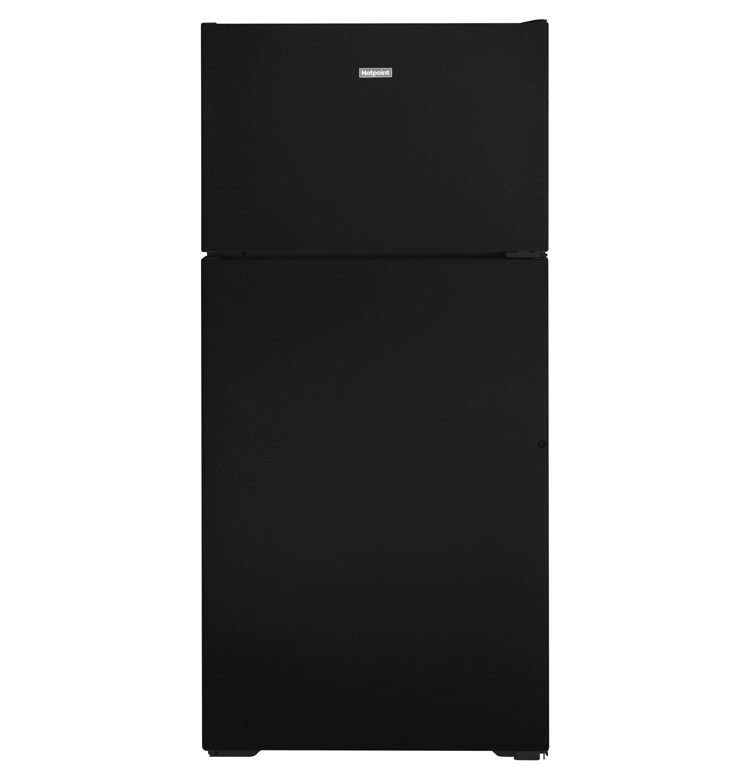 Refrigerador congelador superior de 15.6 pies cúbicos (Negro)
