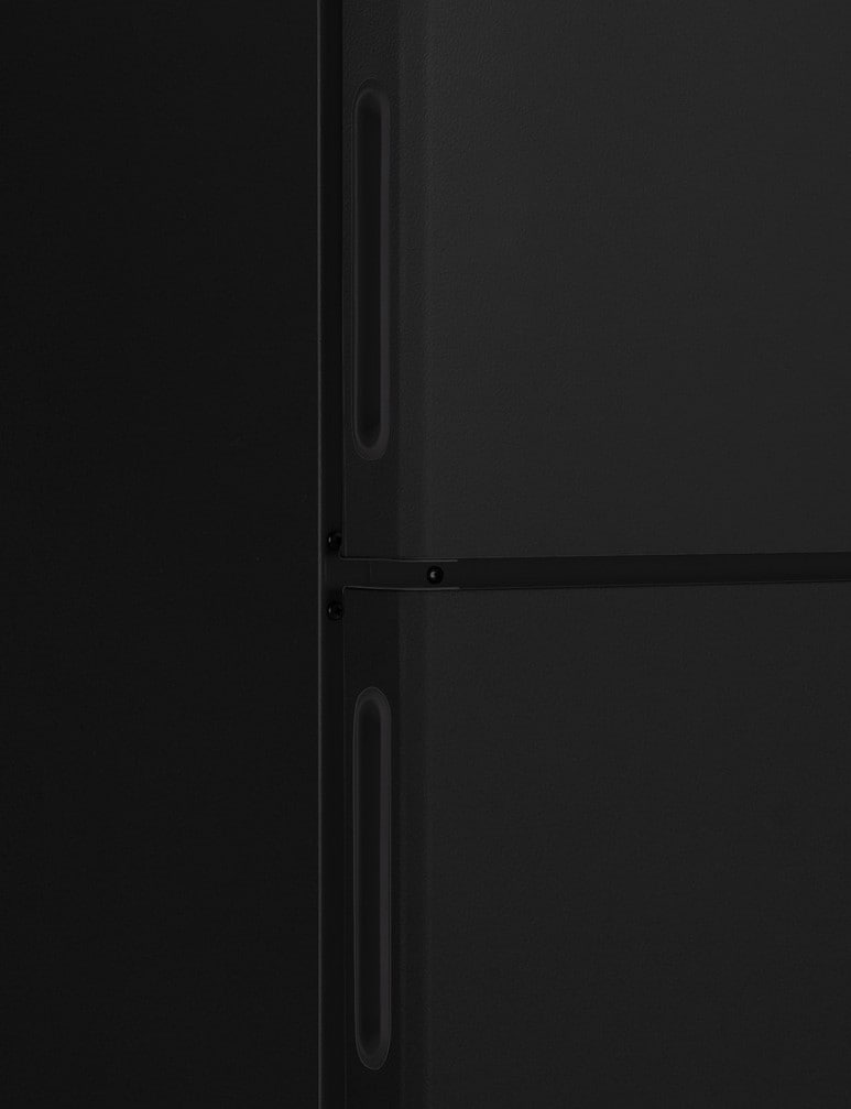 Refrigerador congelador superior de 15.6 pies cúbicos (Negro)