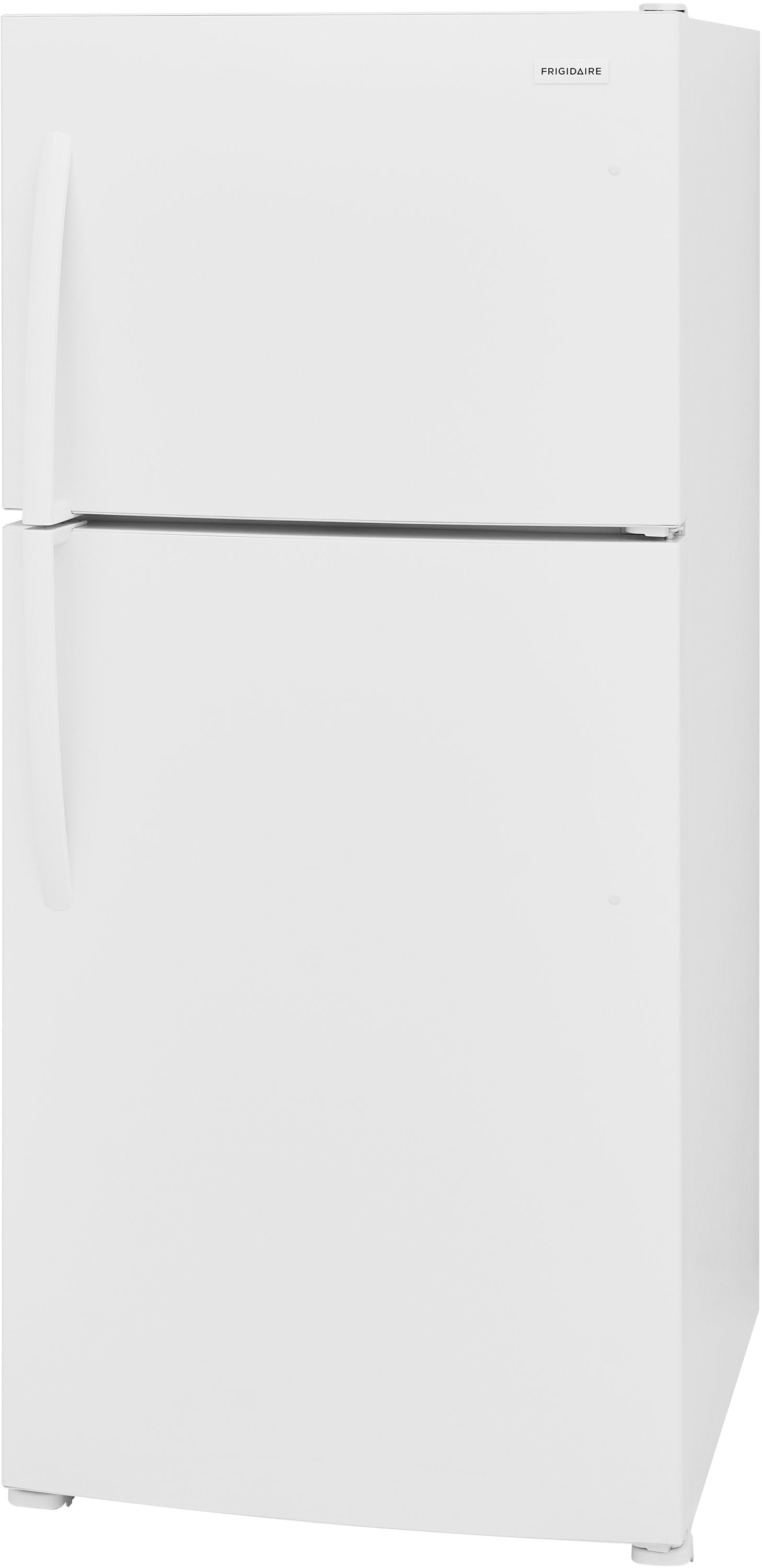 Refrigerador con congelador superior de 20 pies cúbicos (Blanco) listo para garaje y certificado ENERGY STAR FFHT2022AW de Frigidaire