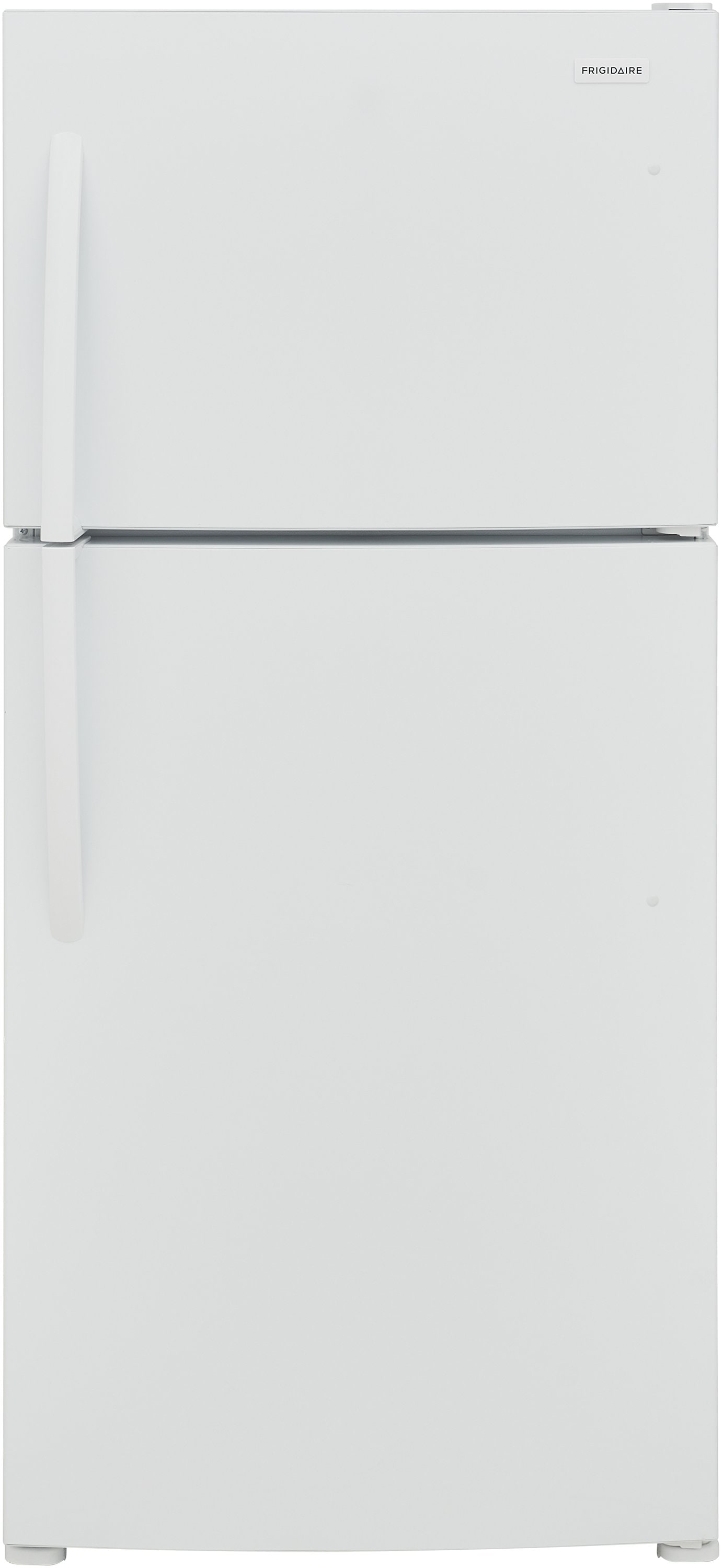 Refrigerador con congelador superior de 20 pies cúbicos (Blanco) listo para garaje y certificado ENERGY STAR FFHT2022AW de Frigidaire