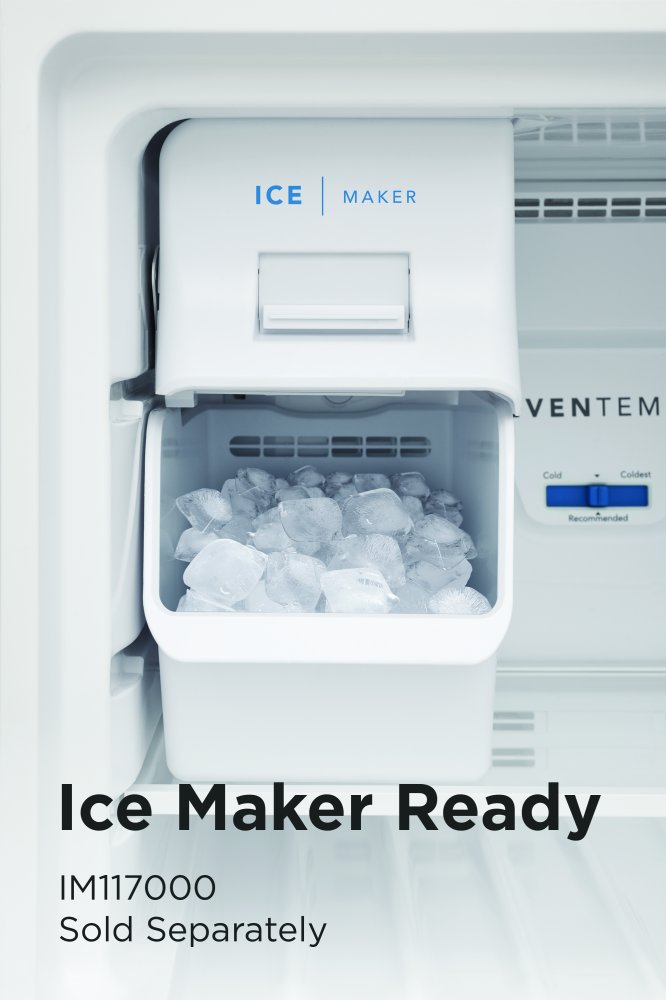 Refrigerador con congelador superior de 20 pies cúbicos (Blanco) listo para garaje y certificado ENERGY STAR FFHT2022AW de Frigidaire