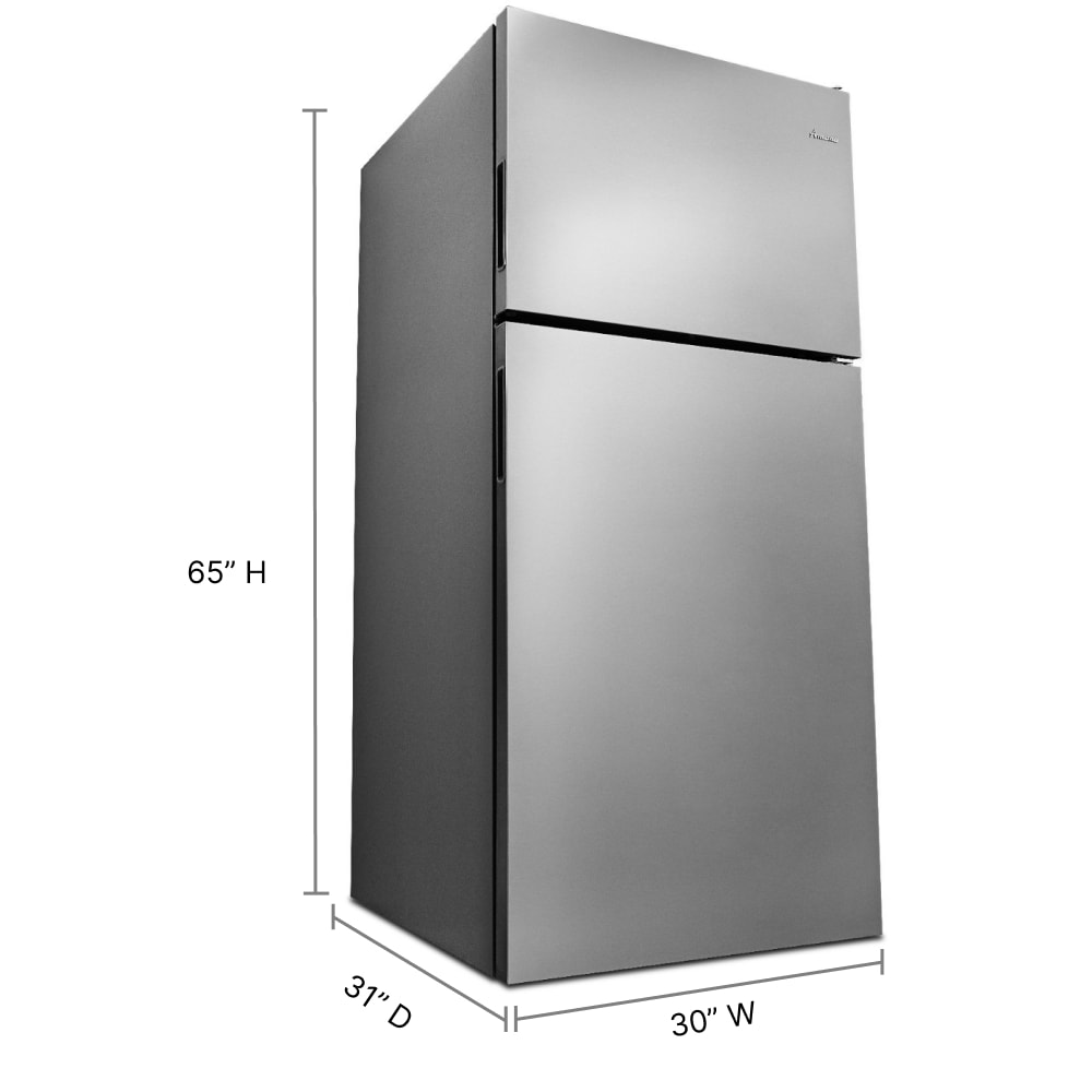 Refrigerador con congelador Superior de 18.2 pies cúbicos (Negro)
