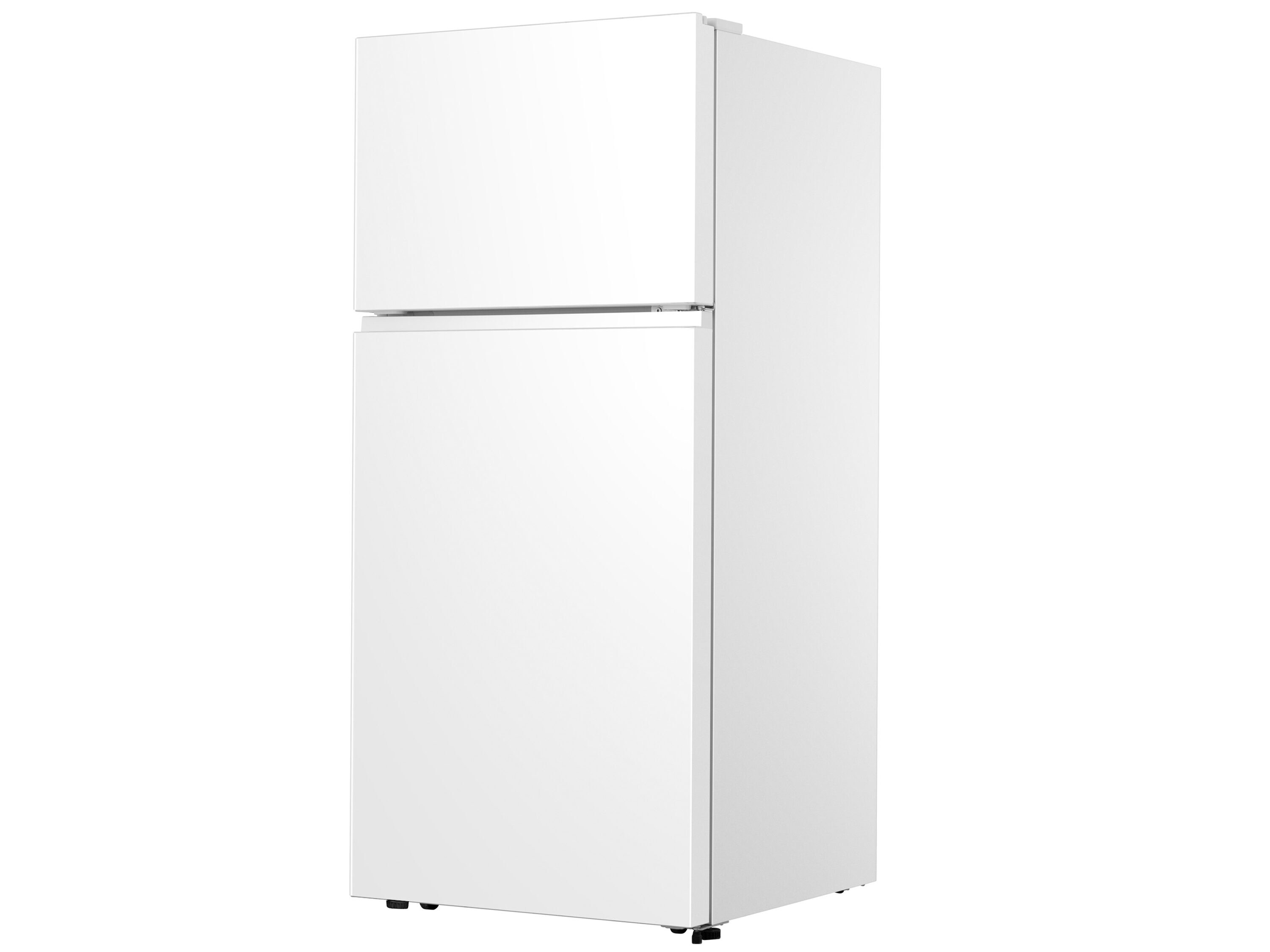 Refrigerador de 18 pies cúbicos con congelador superior (blanco) listo para garaje y certificado ENERGY STAR Hisense HRT180N6AWE