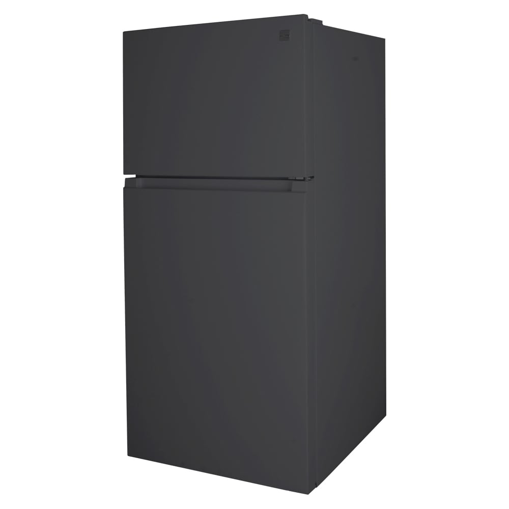 Refrigerador con congelador superior de 18.1 pies cúbicos y fabricador de hielo (Negro) Certificado ENERGY STAR 4672319 de Kenmore