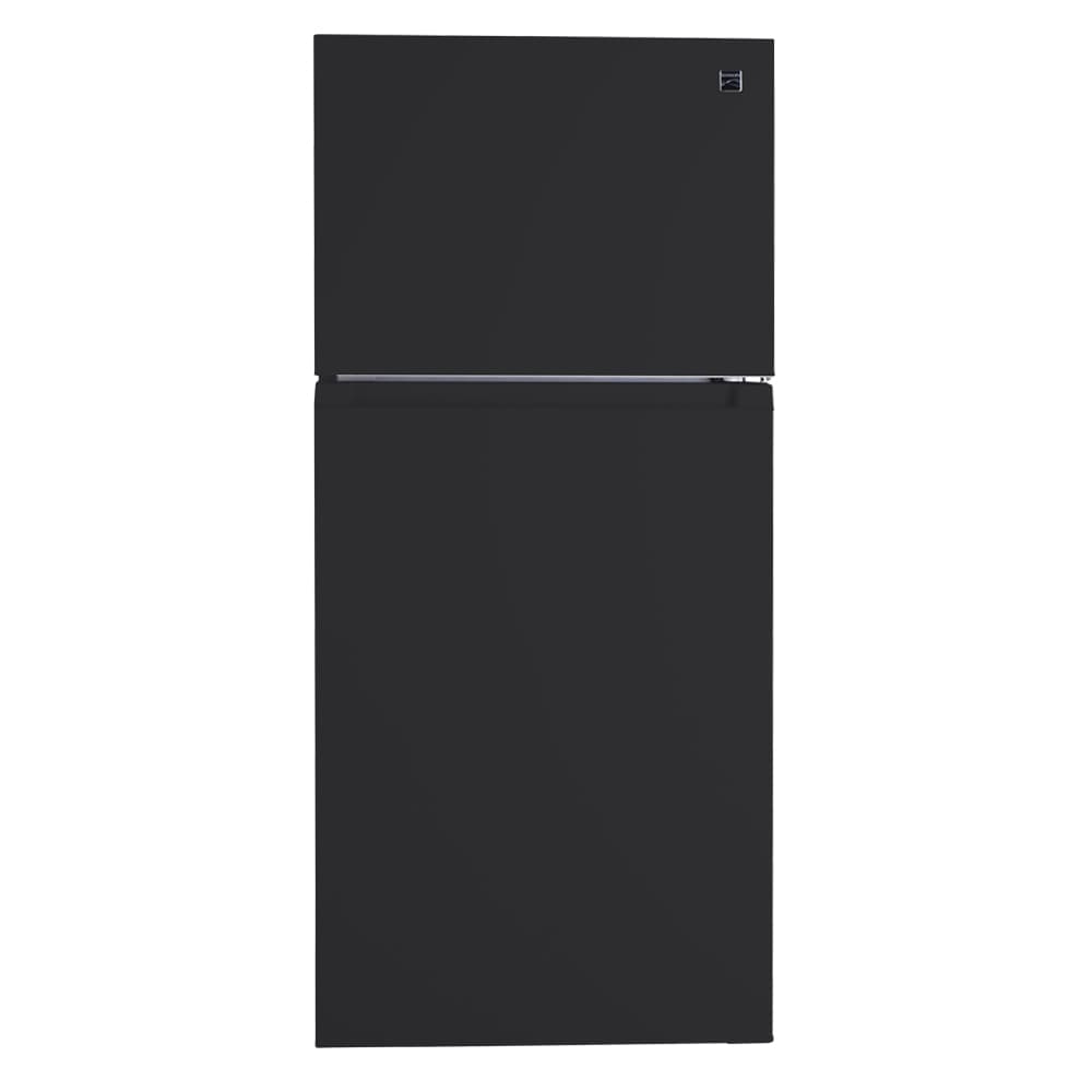 Refrigerador con congelador superior de 18.1 pies cúbicos y fabricador de hielo (Negro) Certificado ENERGY STAR 4672319 de Kenmore