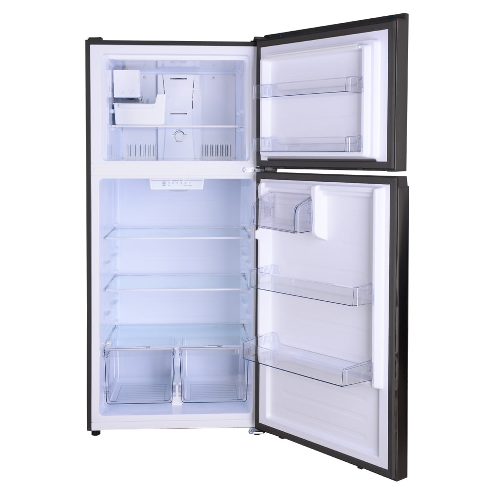 Refrigerador con congelador superior de 18.1 pies cúbicos y fabricador de hielo (Negro) Certificado ENERGY STAR 4672319 de Kenmore