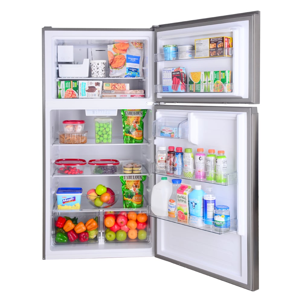 Refrigerador congelador superior Kenmore de 18.1 pies cúbicos con fabricador de hielo (acero inoxidable) certificado ENERGY STAR 4672315