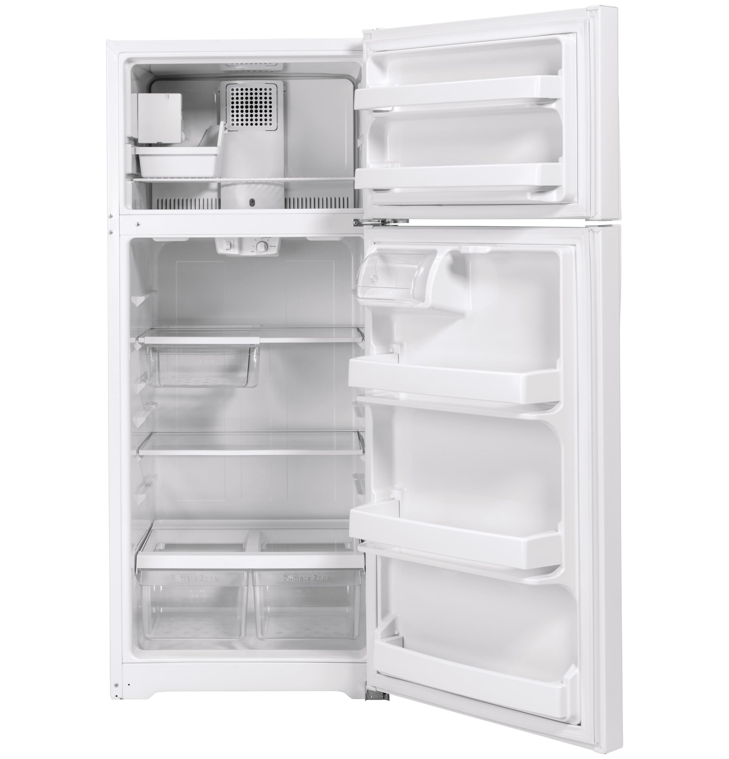 Refrigerador con congelador superior de 17.5 pies cúbicos con fabricador de hielo (blanco) Certificado ENERGY STAR