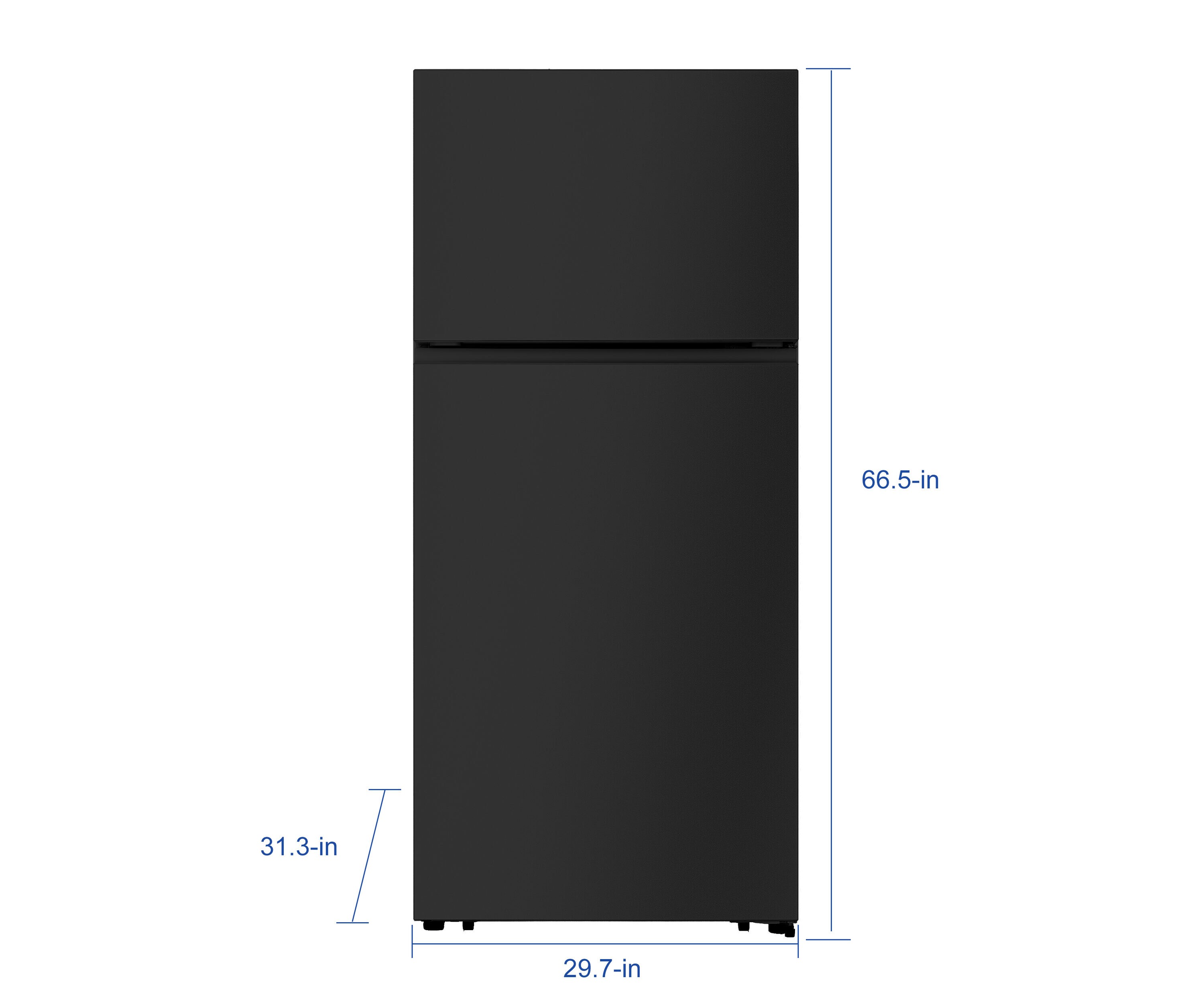 Refrigerador congelador superior de 18 pies cúbicos (Negro) listo para el garaje Certificado ENERGY STAR HRT180N6ABE de Hisense