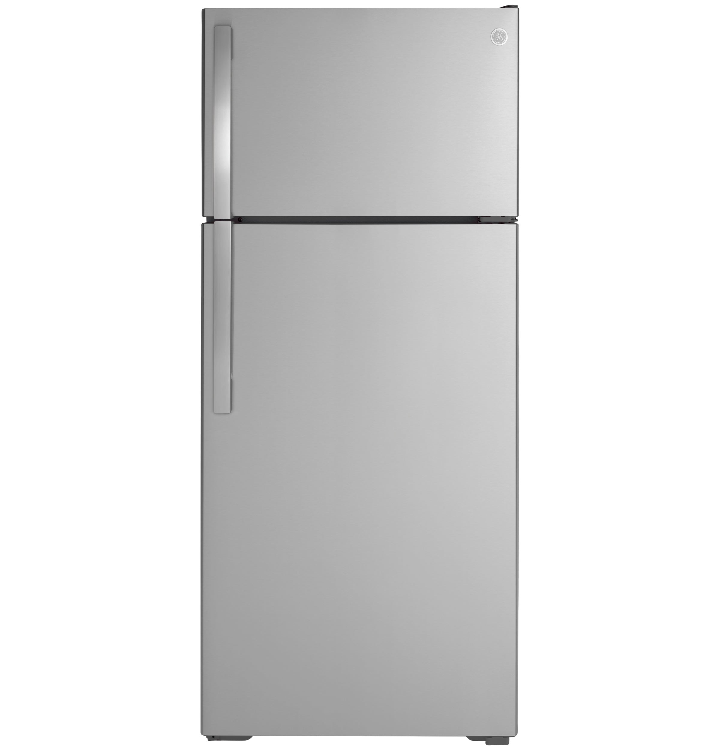 Refrigerador congelador superior de 17.5 pies cúbicos de acero inoxidable certificado ENERGY STAR GTE18GSNRSS