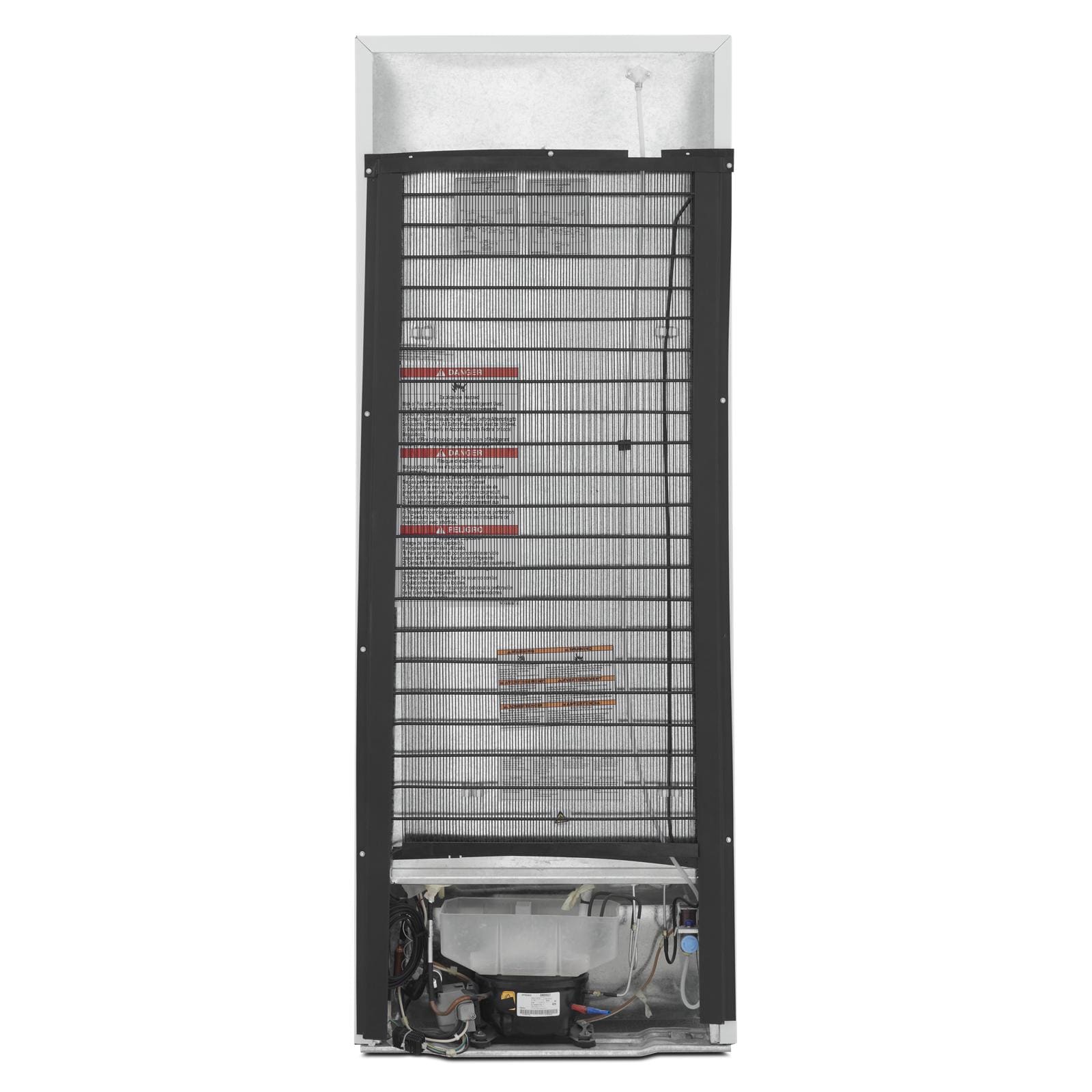 Refrigerador Whirlpool de 12.9 pies cúbicos con congelador superior de profundidad de mostrador integrado (blanco) WRT313CZLW