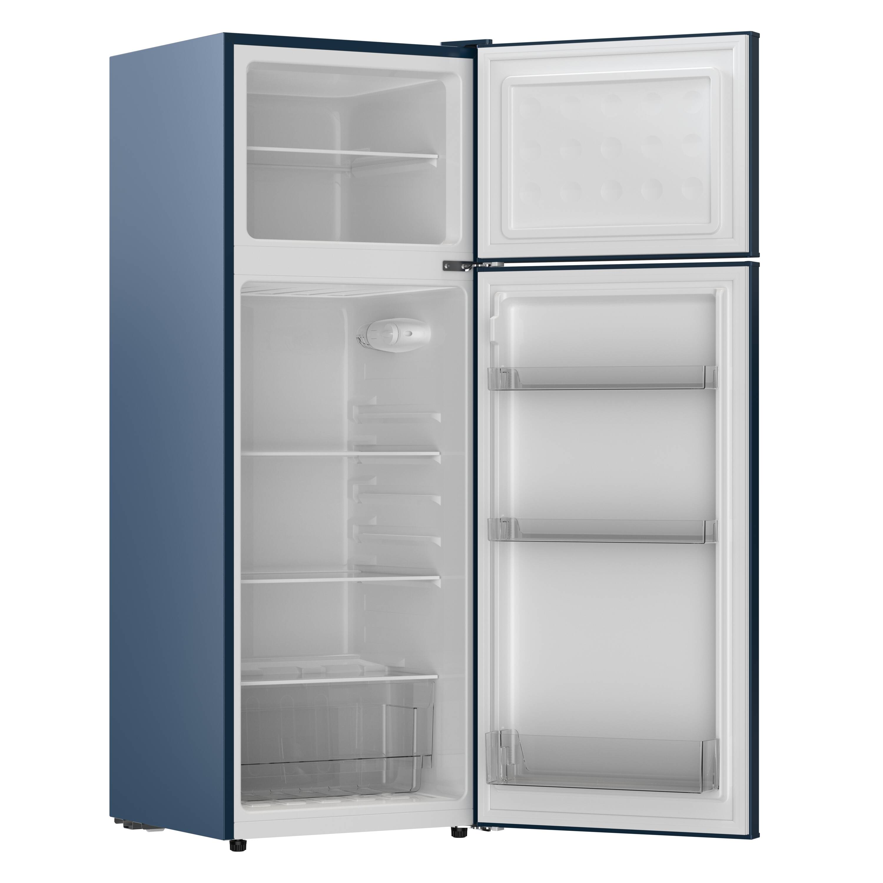 Refrigerador Frigidaire de 7.5 pies cúbicos con congelador superior de profundidad de mostrador (Azul) EFR768-AZURE