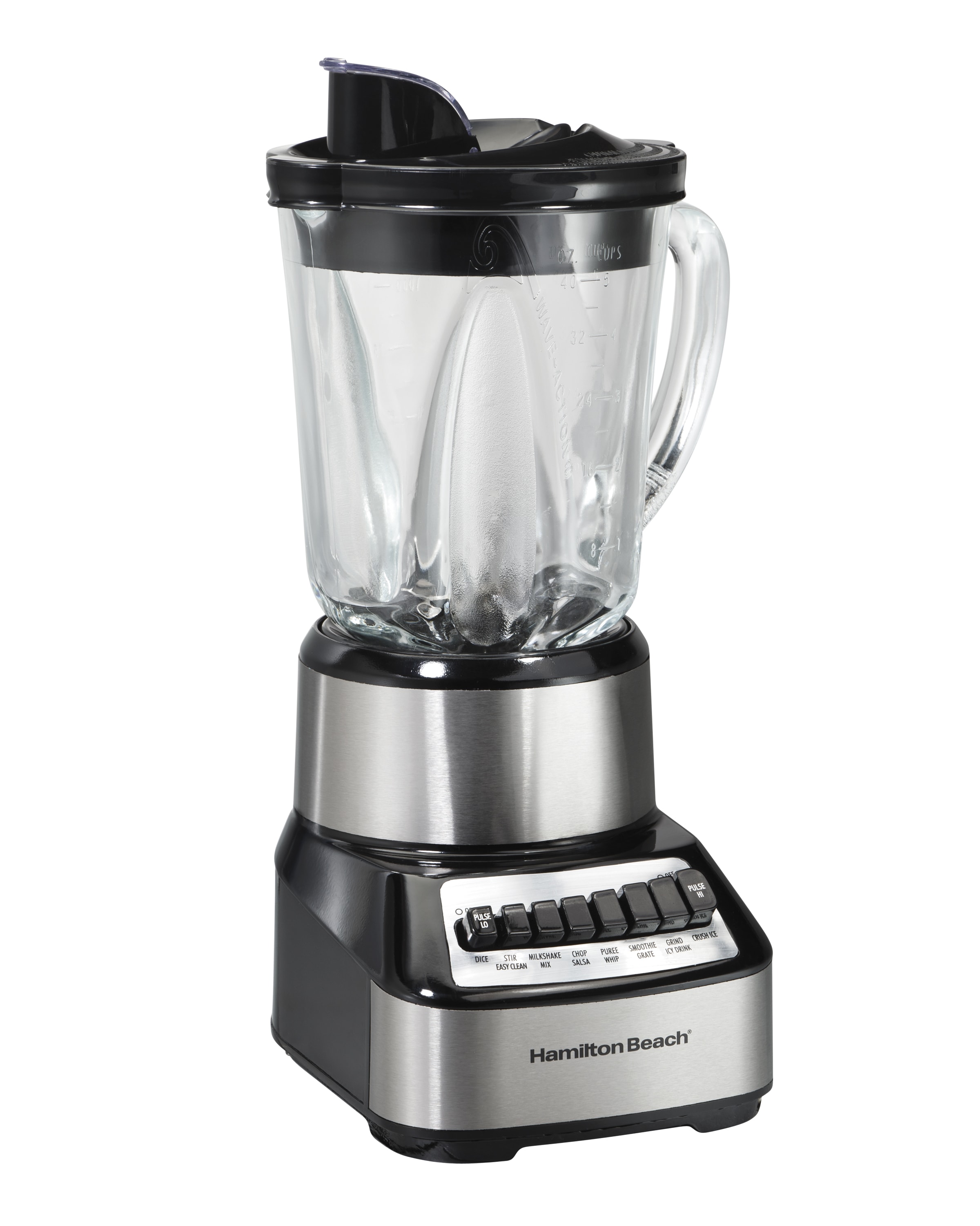 Licuadora de mostrador de 14 velocidades de 40 oz de Hamilton Beach (Negro) 54221G