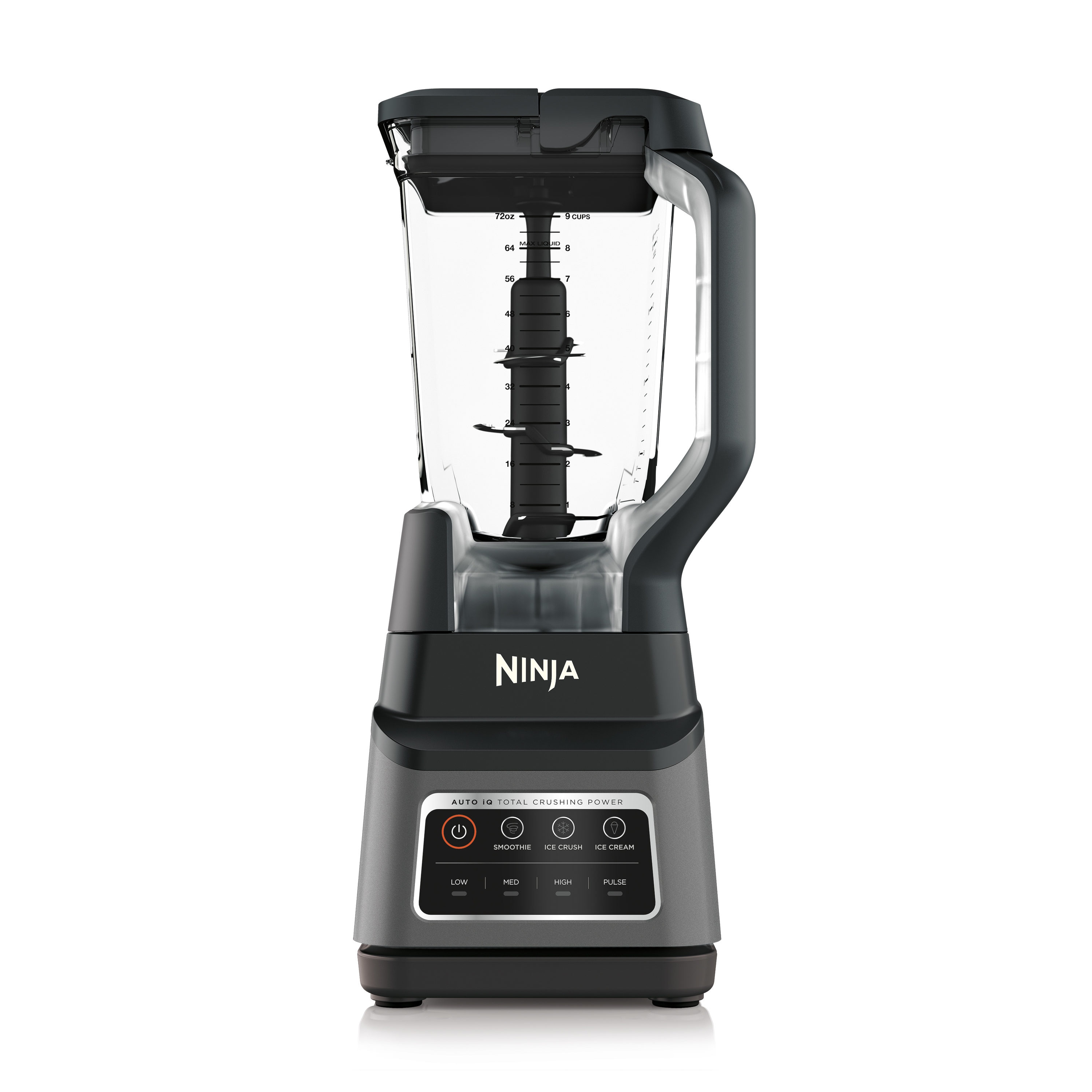 Licuadora Ninja Profesional Plus con Auto-iQ de 64 onzas y 3 velocidades en la encimera (Negro) BN701