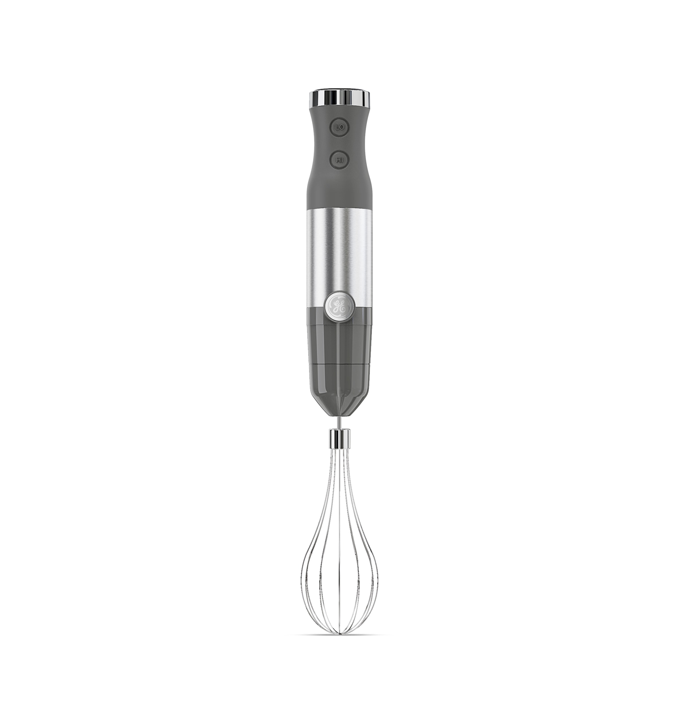 Licuadora de inmersión GE de 2 velocidades y 500 watts con vaso adicional (acero inoxidable)