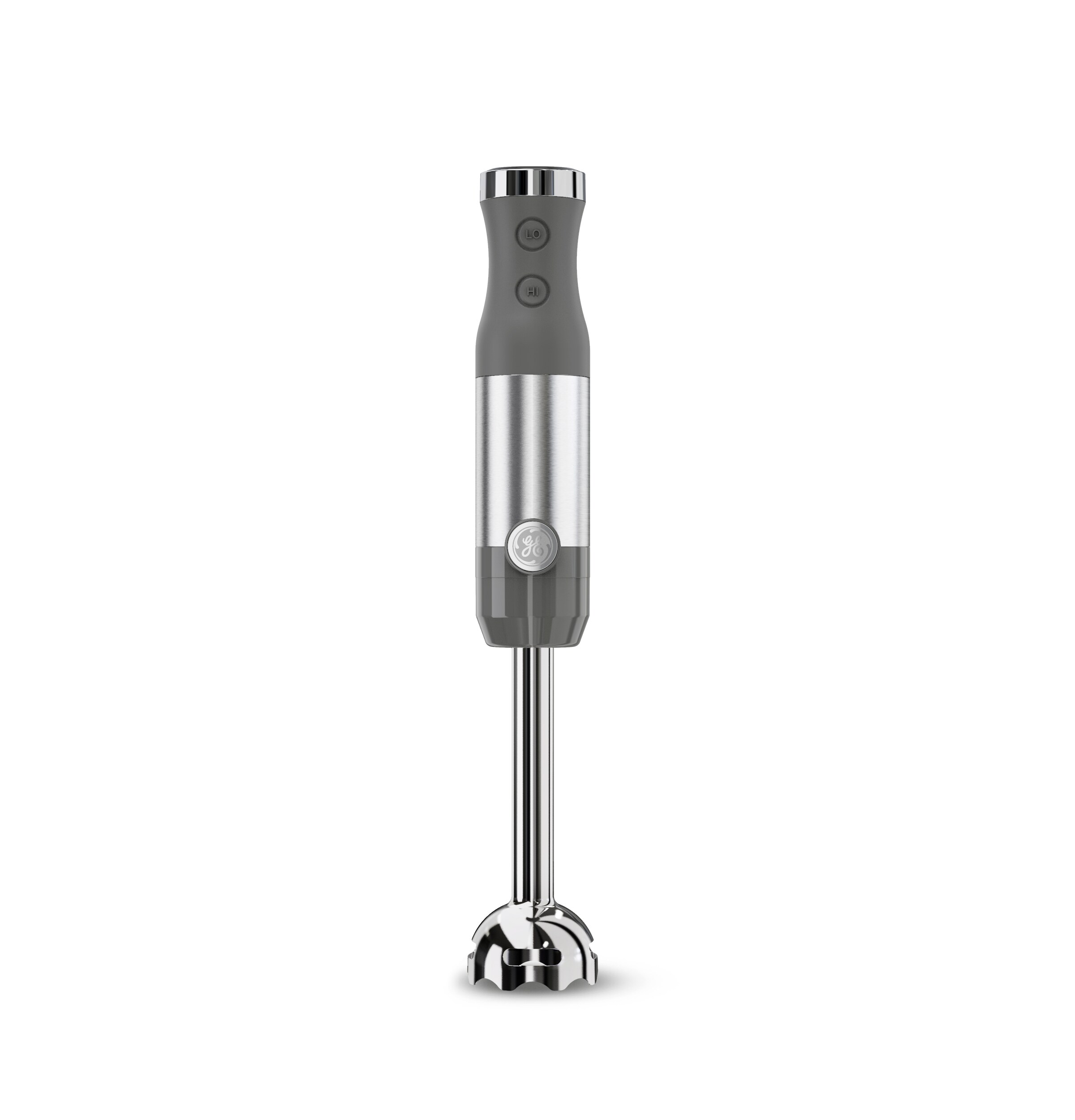 Licuadora de inmersión GE de 2 velocidades y 500 watts con vaso adicional (acero inoxidable)