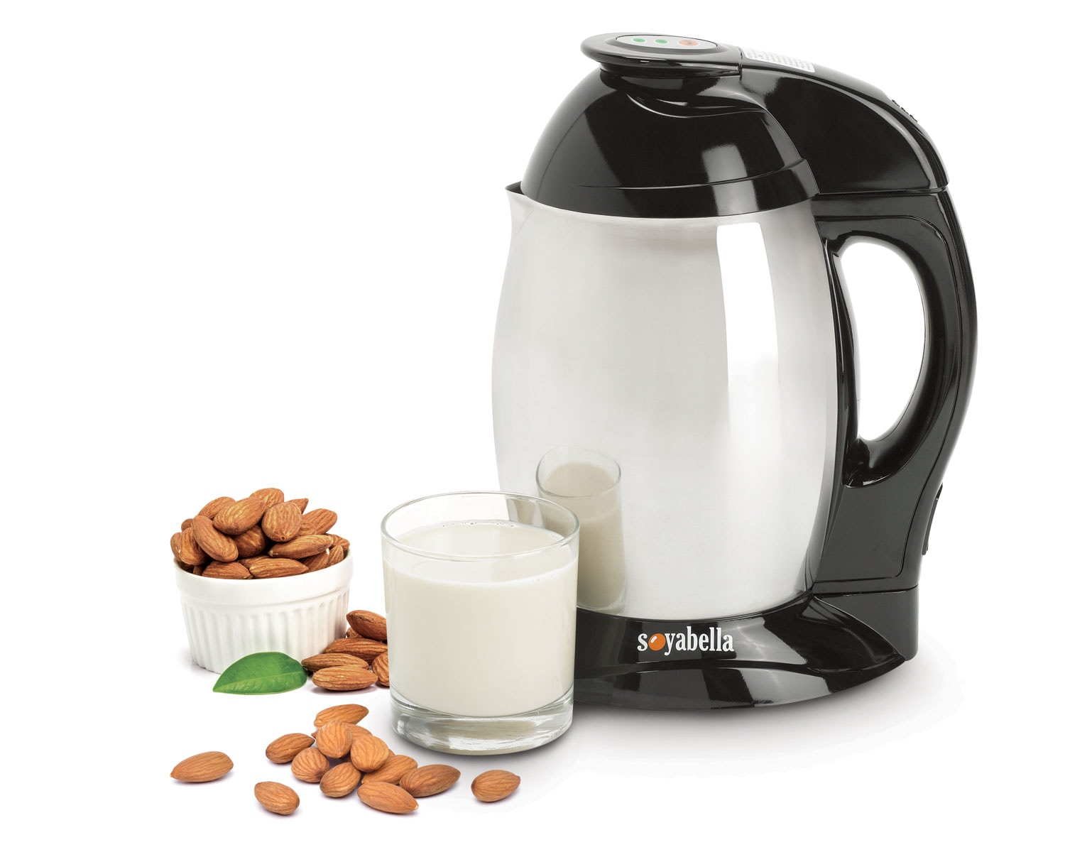 Combinación de licuadora y procesador de alimentos 1 velocidad de 44 oz de Tribest Soyabella (Acero Inoxidable, Negro) SB-132-B