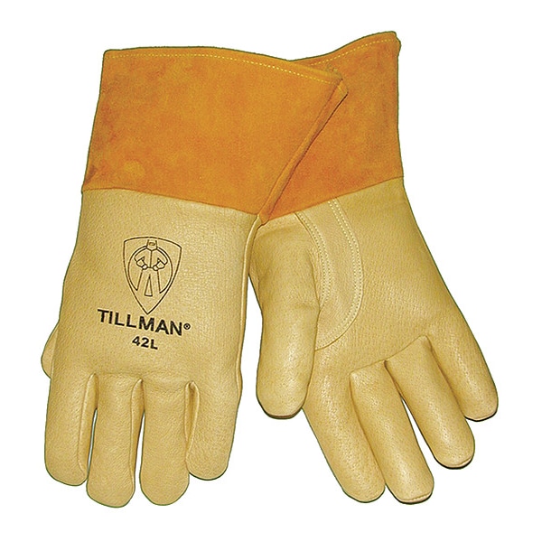 Guantes de soldadura MIG Tillman, palma de piel de cerdo, XL, PR - 42XL