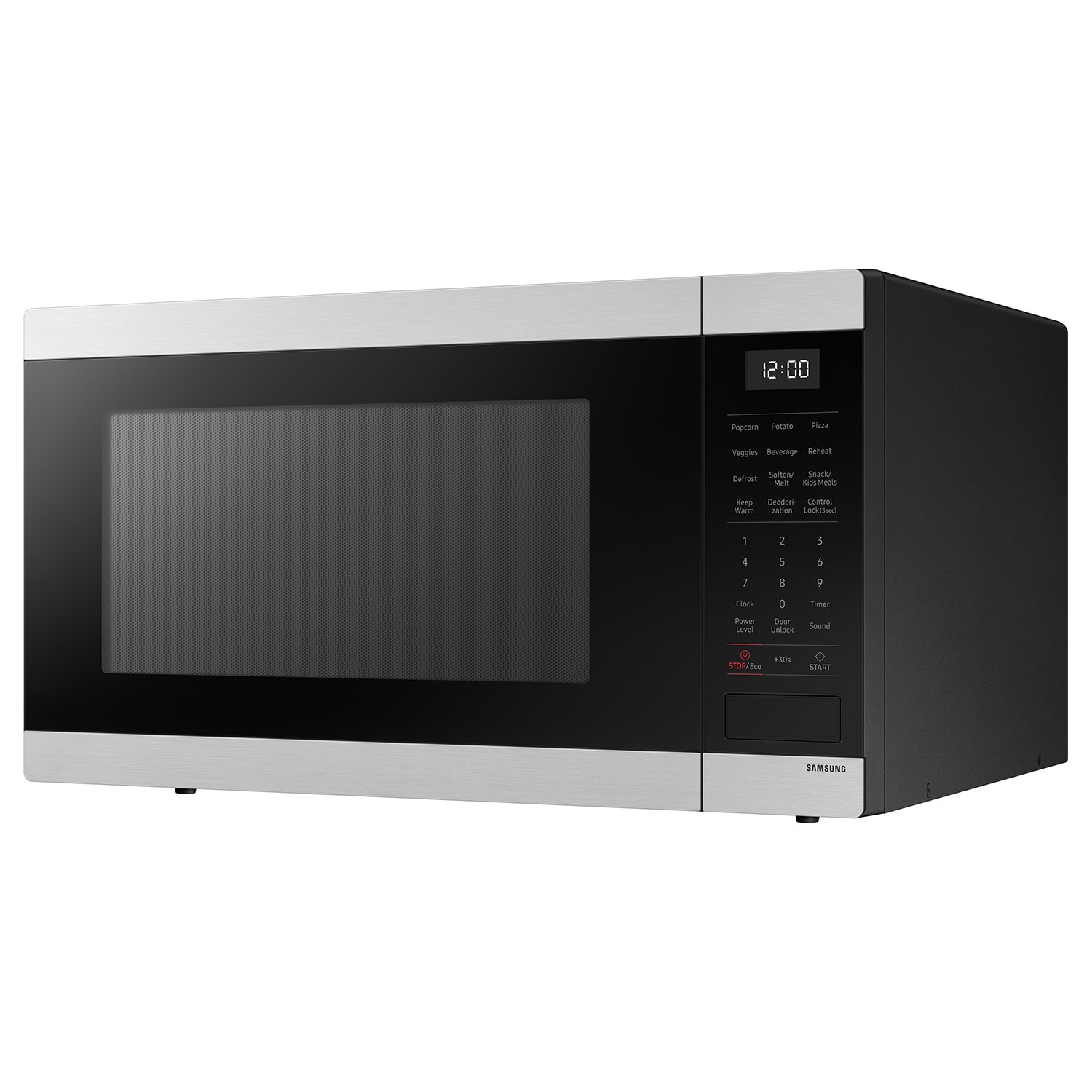 Microondas de Encimera de Acero Inoxidable de 1.9 pies cúbicos y 900 vatios con Controles de Cocción de Sensor (Mayores a 1.5 pies cúbicos) de Samsung