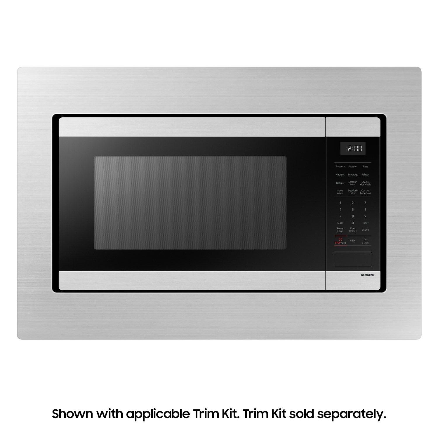 Microondas de Encimera de Acero Inoxidable de 1.9 pies cúbicos y 900 vatios con Controles de Cocción de Sensor (Mayores a 1.5 pies cúbicos) de Samsung