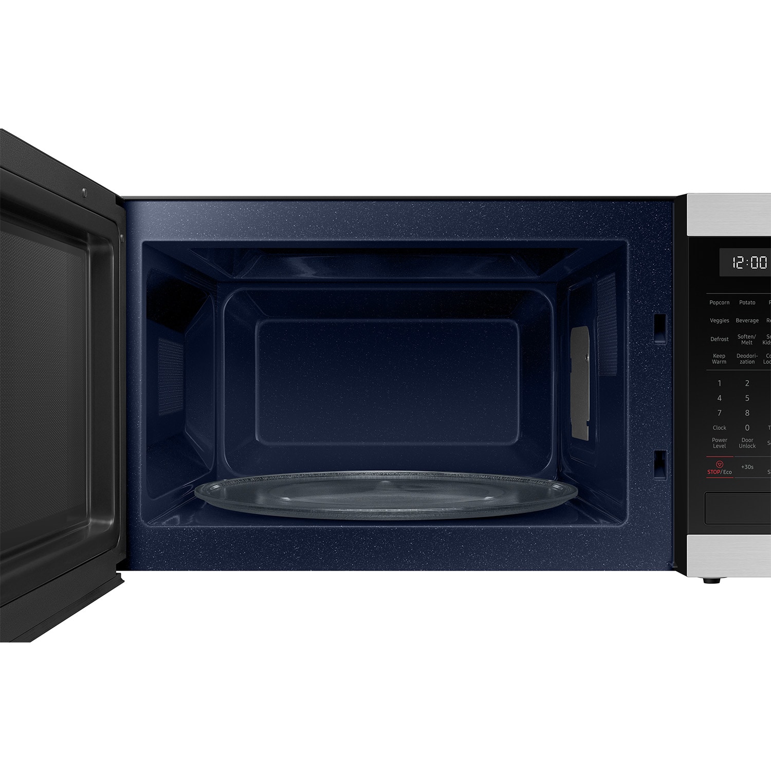 Microondas de Encimera de Acero Inoxidable de 1.9 pies cúbicos y 900 vatios con Controles de Cocción de Sensor (Mayores a 1.5 pies cúbicos) de Samsung